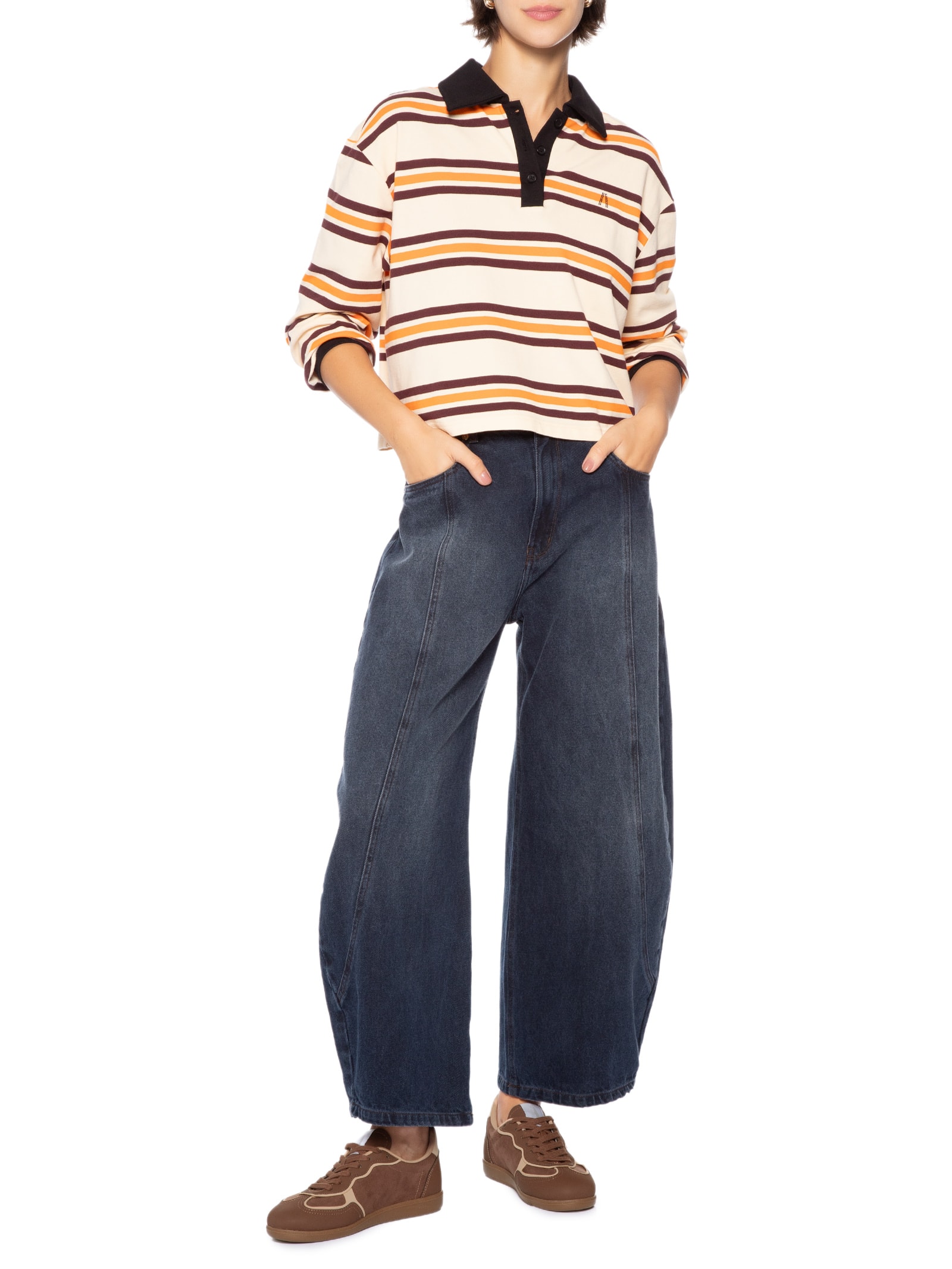 Tênis Feminino Casual Rubino Marrom Anacapri