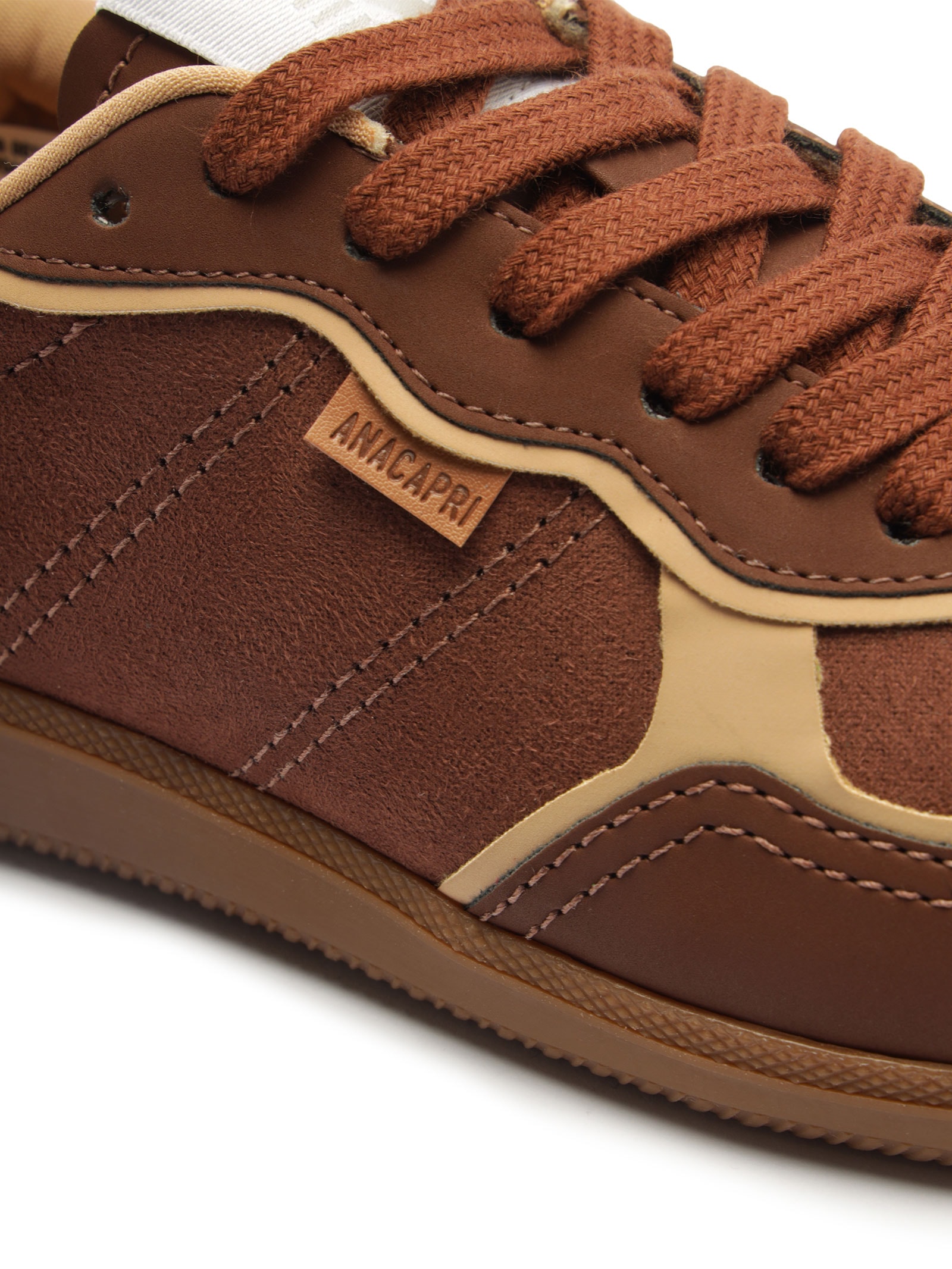 Tênis Feminino Casual Rubino Marrom Anacapri