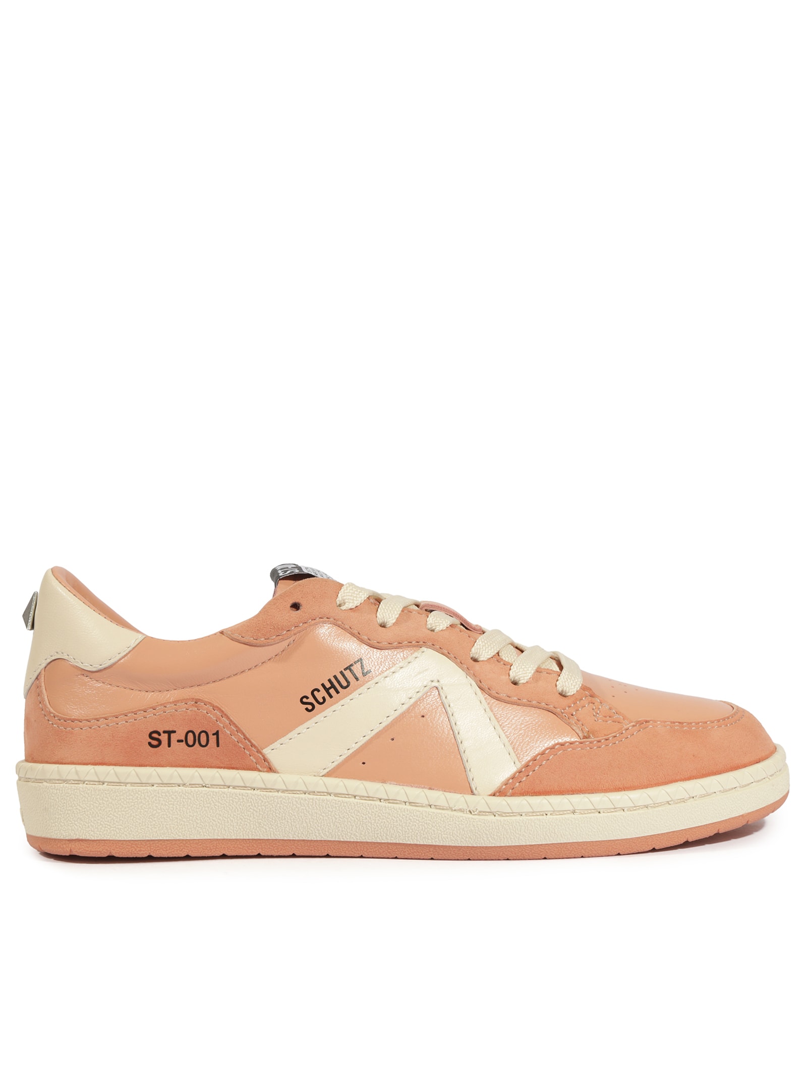 Tênis Feminino Casual Soft Calf Lisboa/ Heavy Suede Rosa Schutz