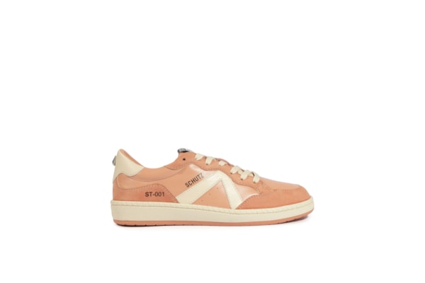 Tênis Feminino Casual Soft Calf Lisboa/ Heavy Suede - Rosa