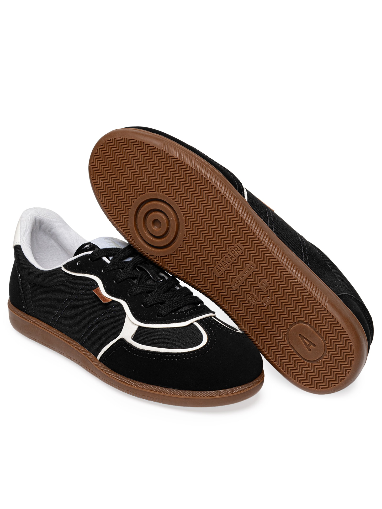 Tênis Feminino Casual – Preto Anacapri