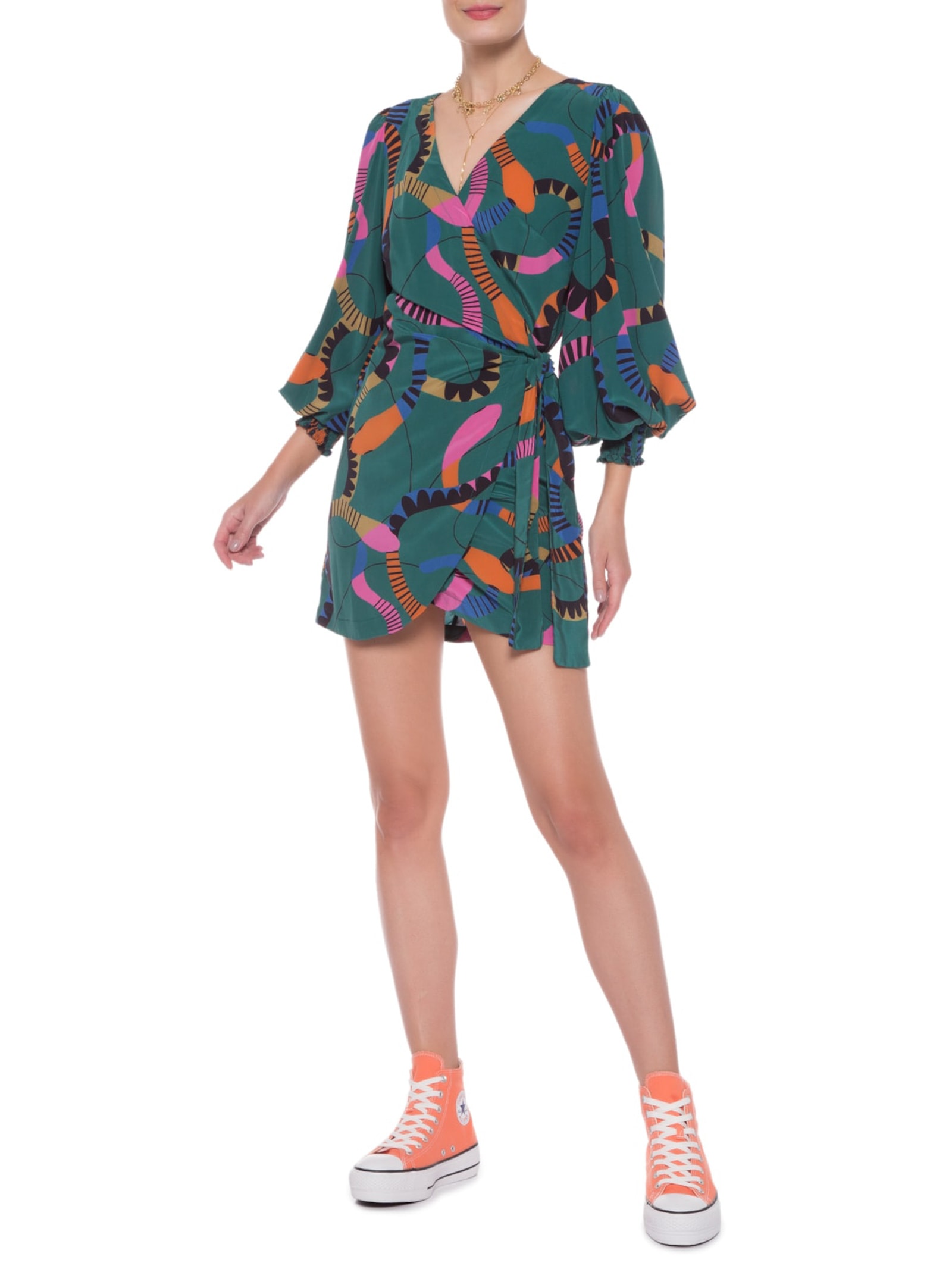 Tênis Feminino Chuck Taylor All Star Lift Seasonal Laranja Converse