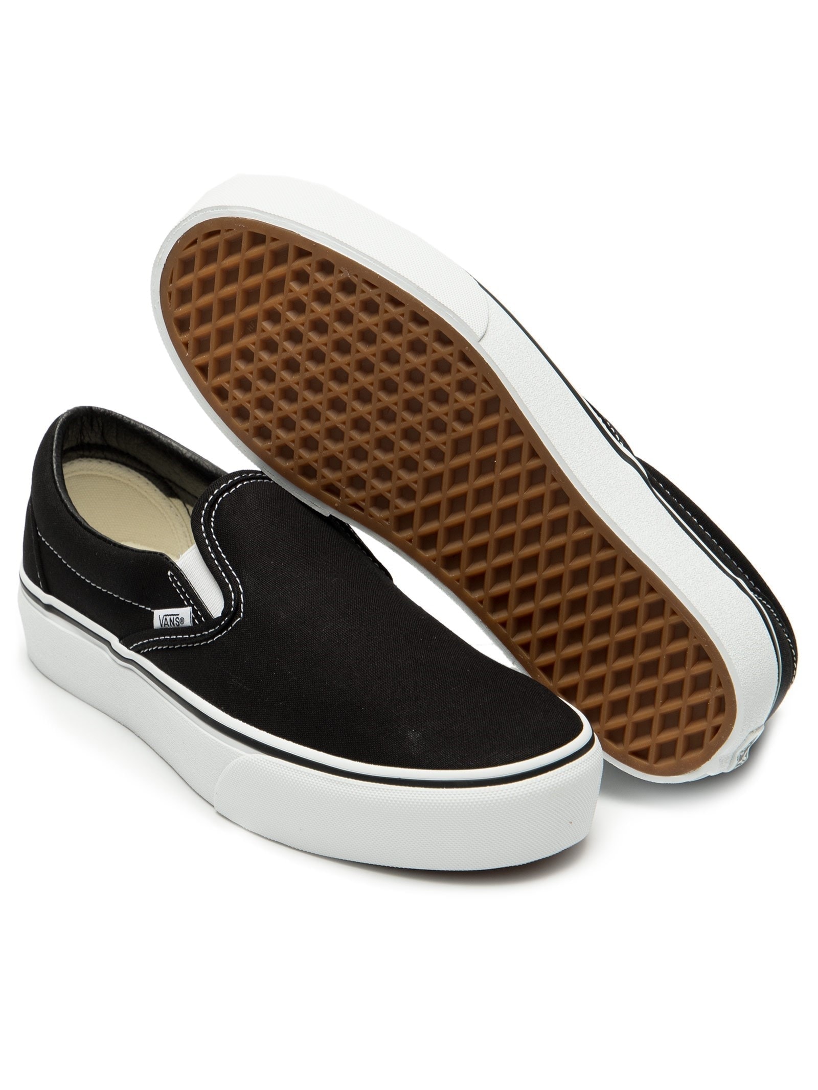 Tênis Feminino Classic Slip On Flatform Preto Vans