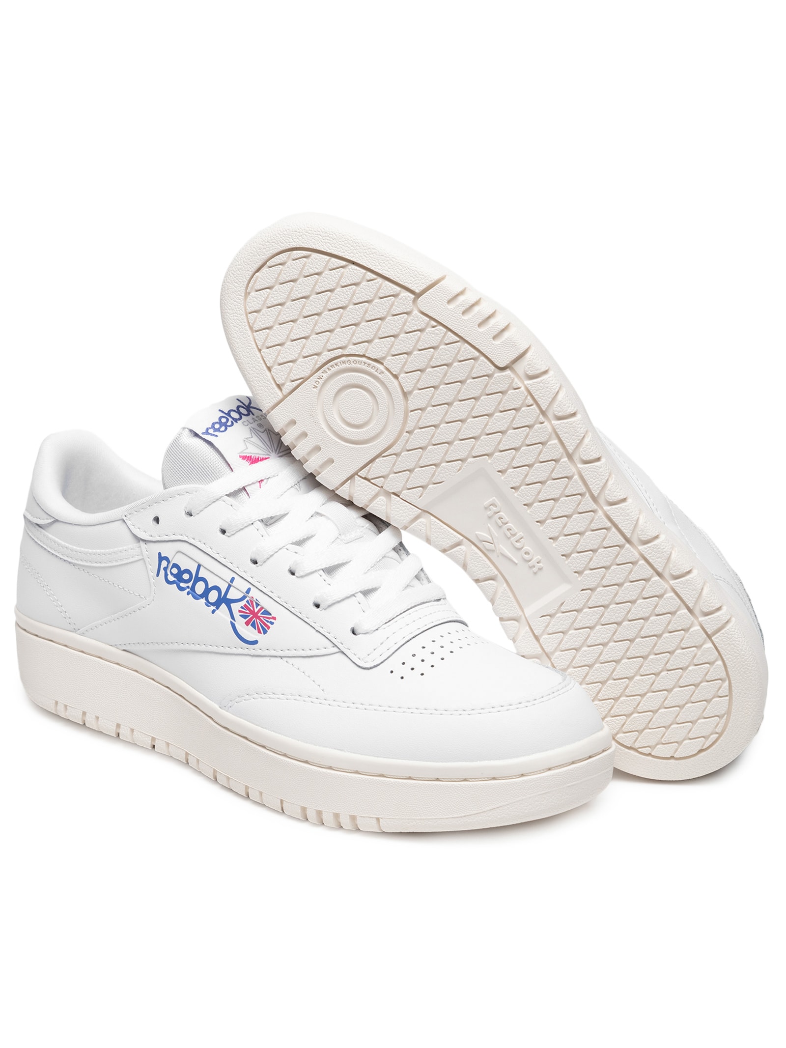 Tênis Feminino Club C Double Revange Branco  Reebok