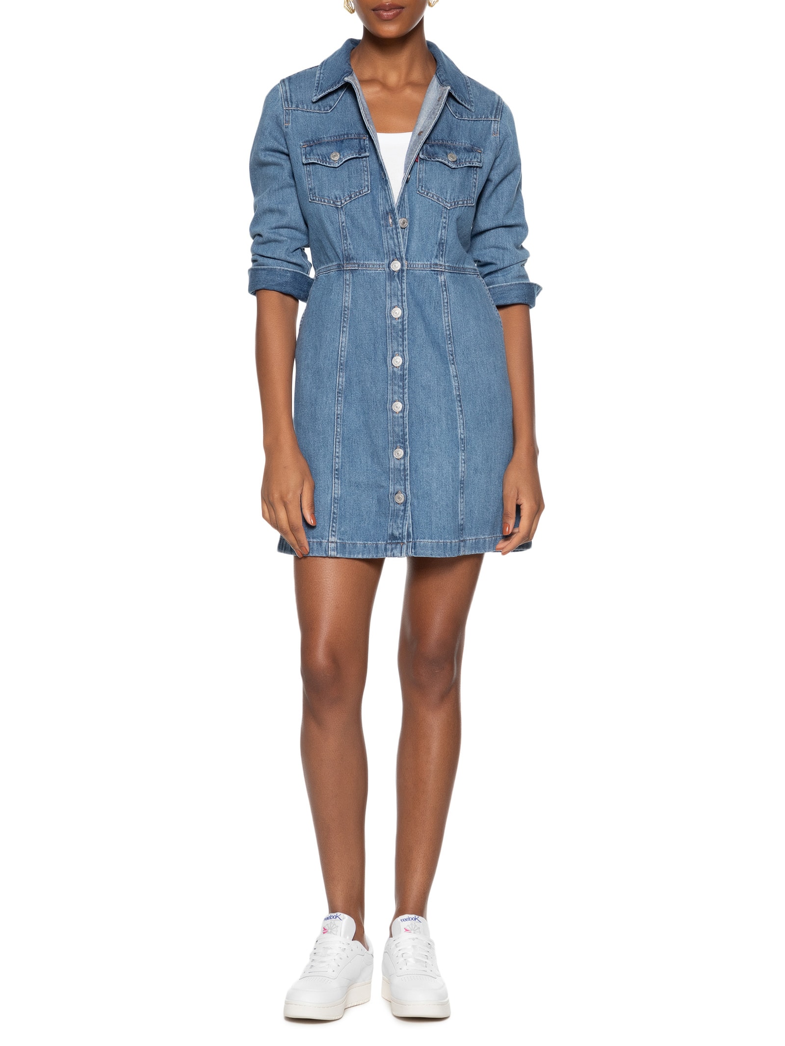 Tênis Feminino Club C Double Revange Branco  Reebok