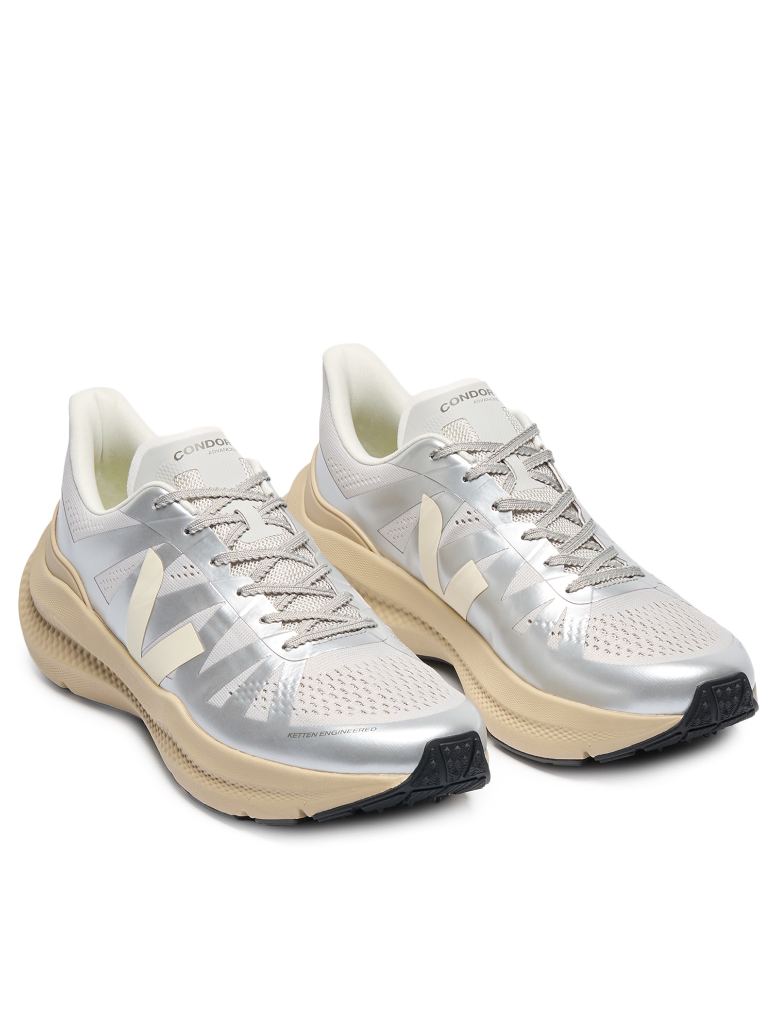 Tênis Feminino Condor 3 Adv Prateado Veja