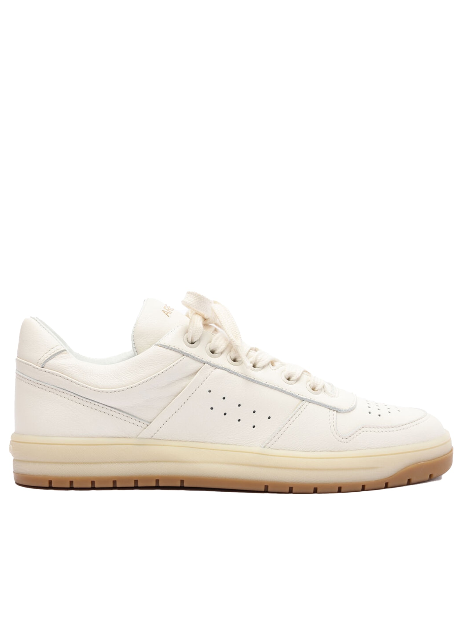 Arezzo Tênis Feminino Couro Amarração Perfuros Branco