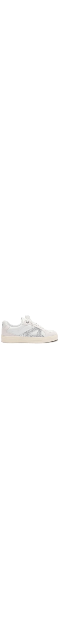 Tênis Feminino Couro Urban Brilhos - Branco