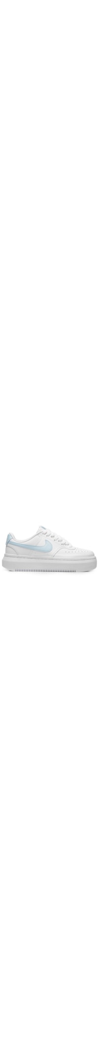 Tênis Feminino Court Vision Alta - Branco e Azul