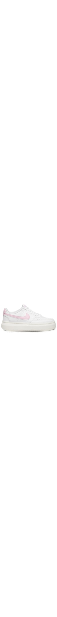 Tênis Feminino Court Vision Alta - Branco e Rosa
