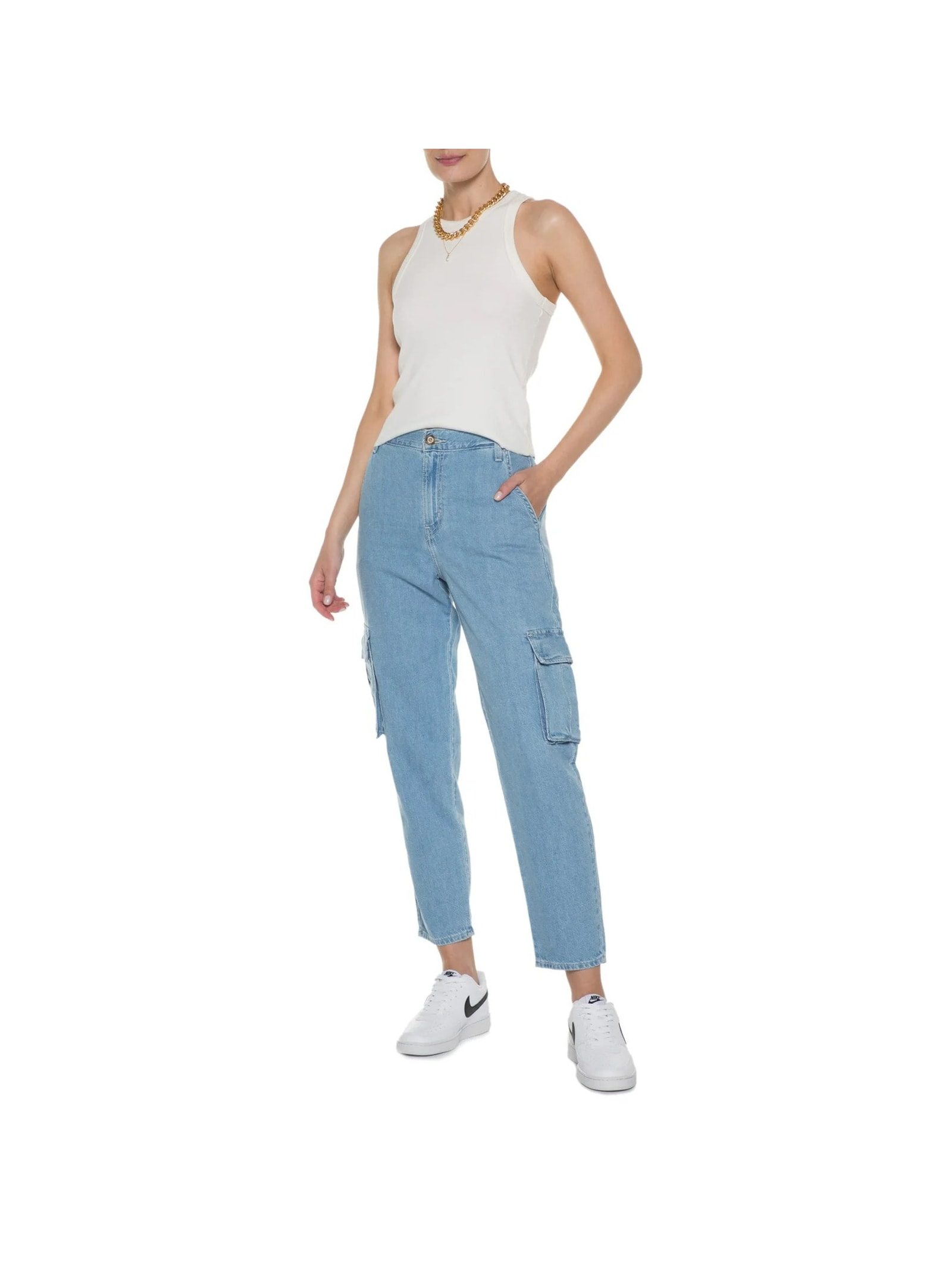 Tênis Feminino Court Vision Lo Be Branco Nike