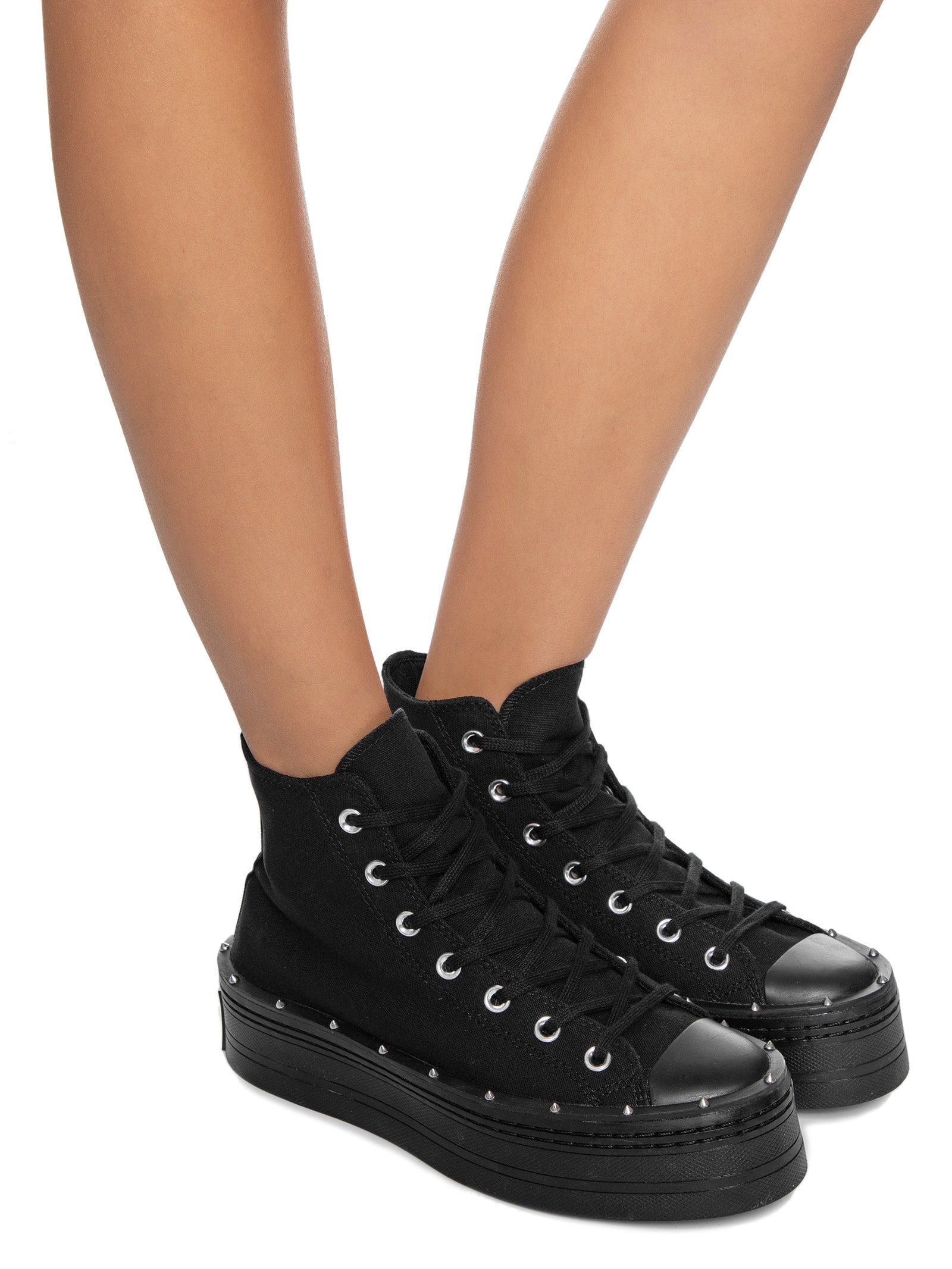 Tênis Feminino Ctas Modern Lift Platform Studded Converse Preto