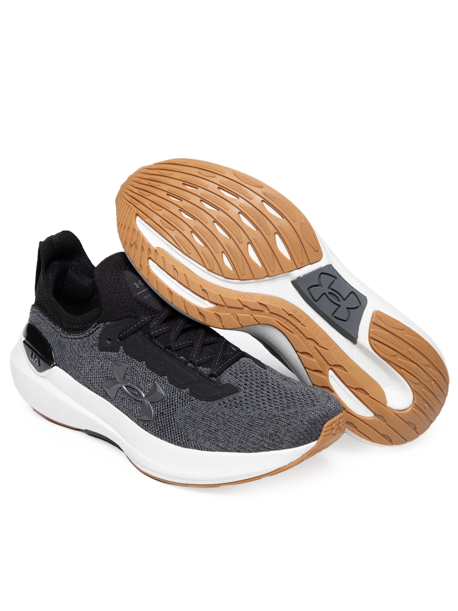 Tênis Feminino De Corrida Charged Hit Cinza Under Armour