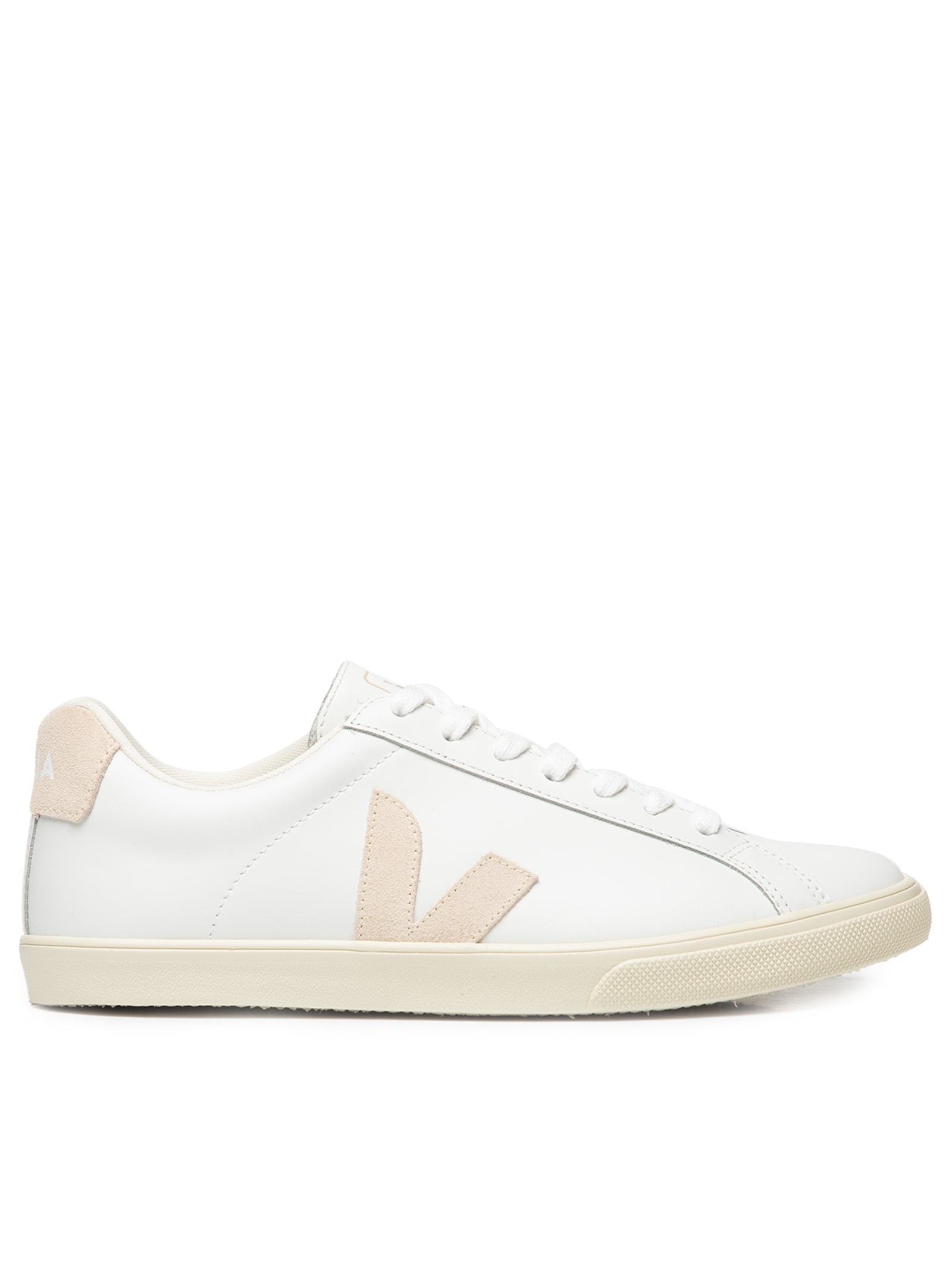 Tênis Feminino Esplar Leather Extra White Sable Bege Veja