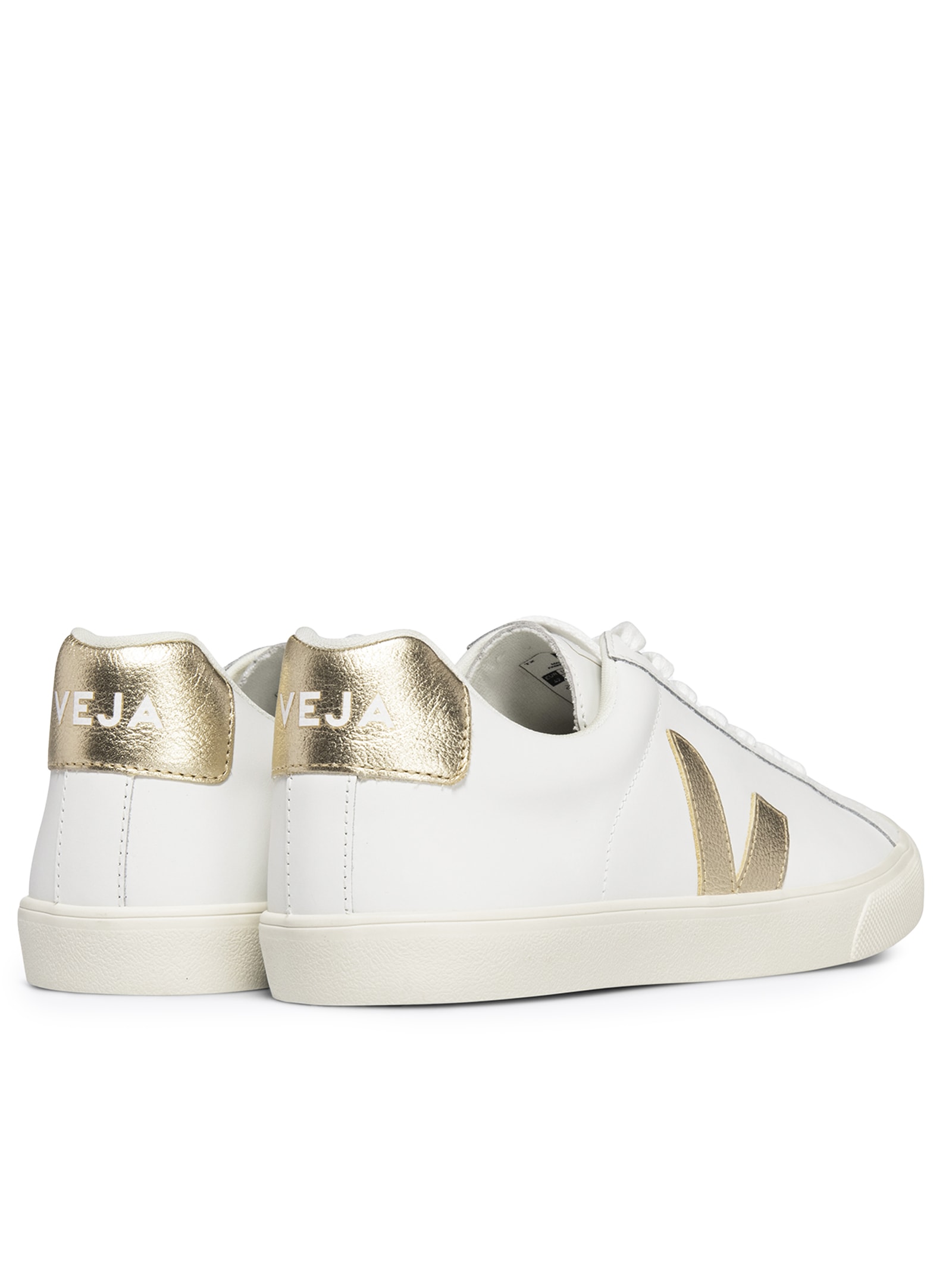 Tênis Feminino Esplar Logo Leather Branco Veja