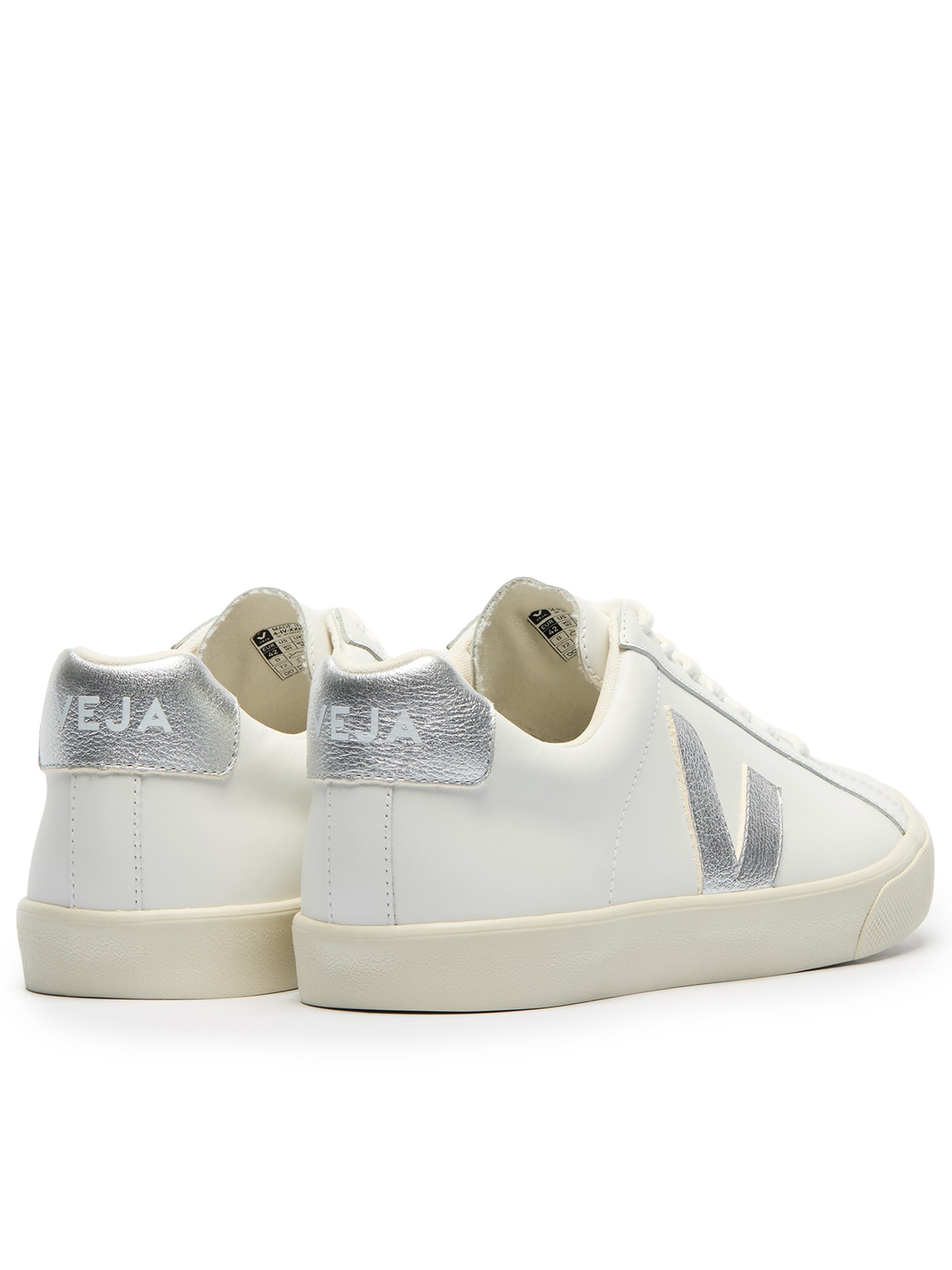 Tênis Feminino Esplar Logo Leather Prata Veja