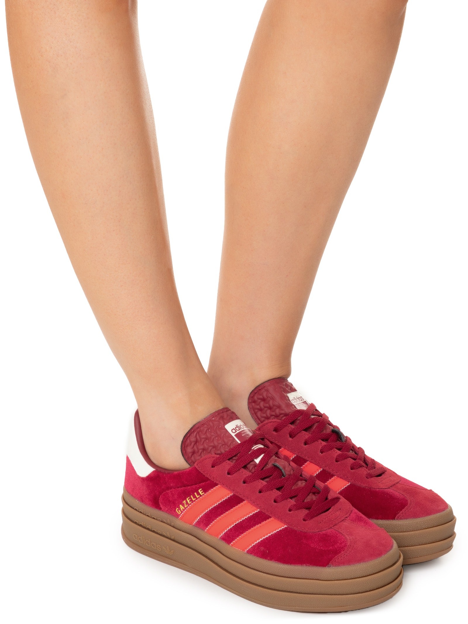 Tênis Feminino Gazelle Bold - Adidas Originals - Vermelho
