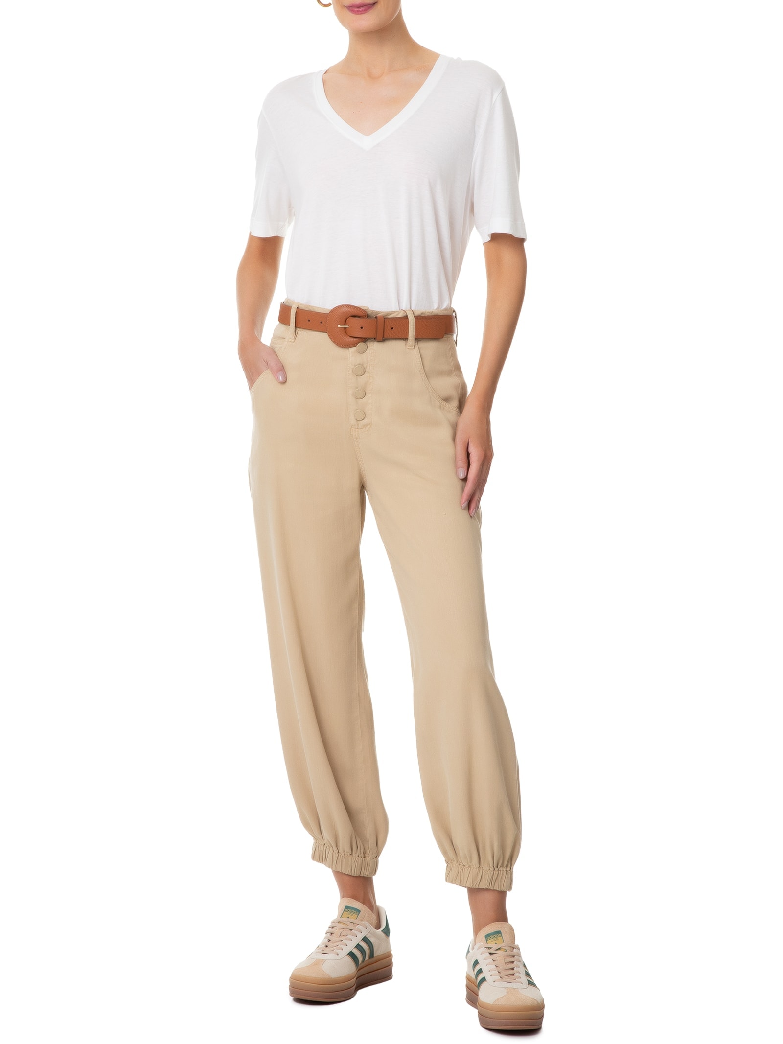 Tênis Feminino Gazelle Bold W- Bege Adidas Originals