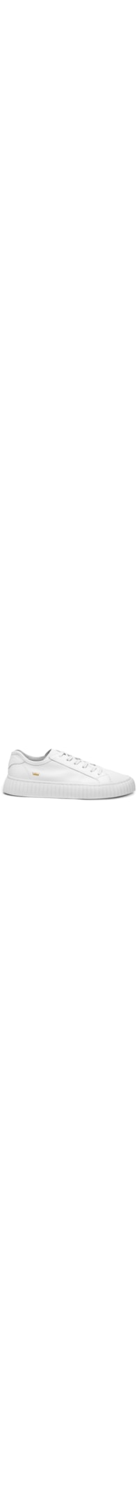 Tênis Feminino Grip Couro Coroa - Branco