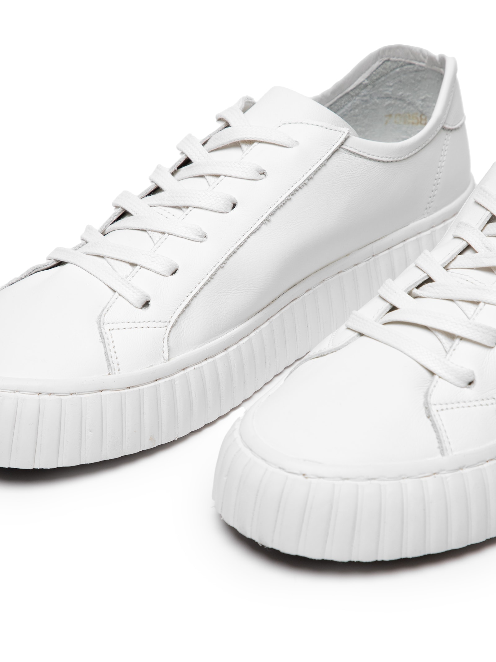Tênis Feminino Grip Couro Coroa Branco Osklen