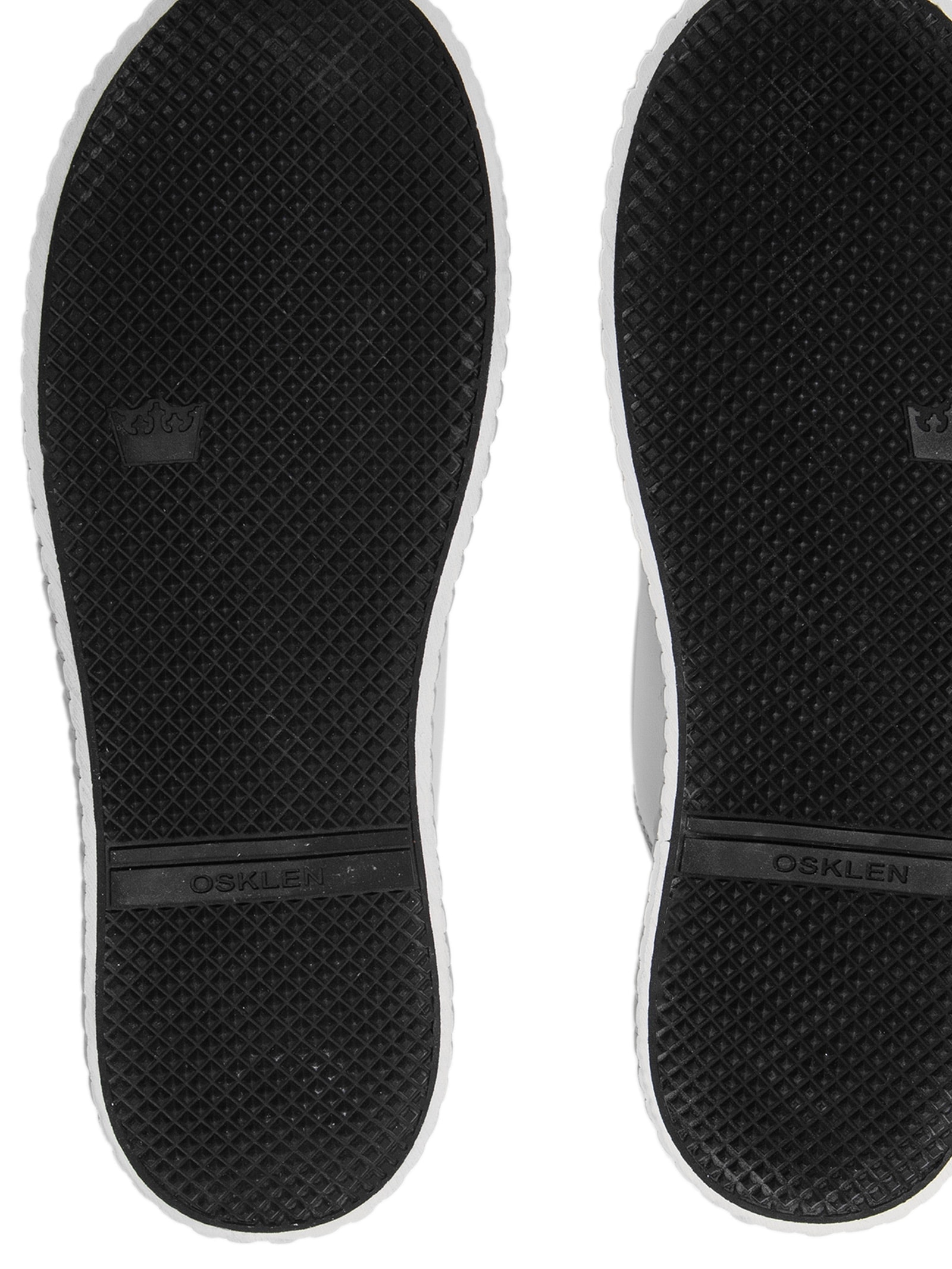 Tênis Feminino Grip Couro Coroa Branco Osklen