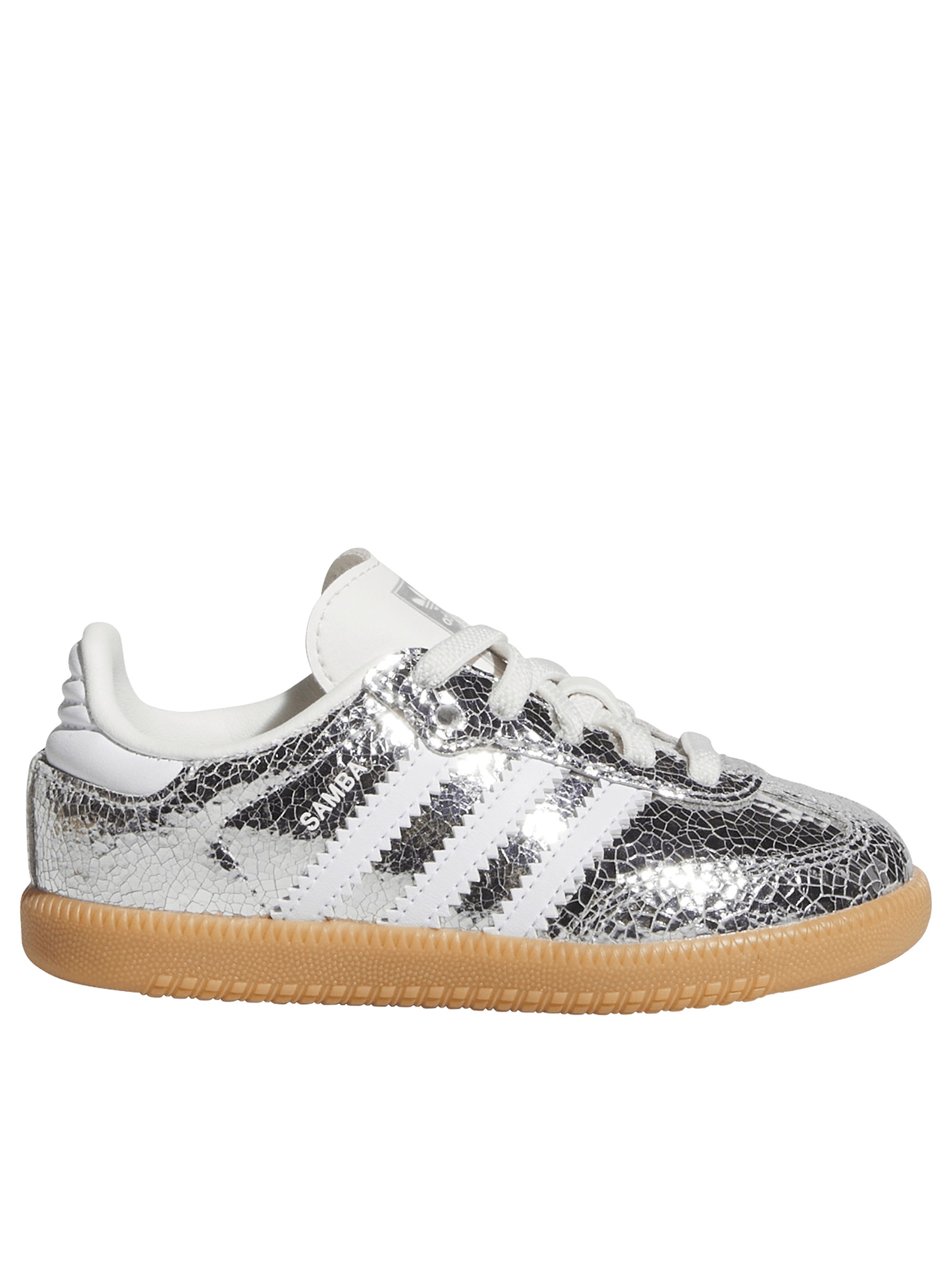 Tênis Feminino Infantil Samba OG El I Prateado Adidas Originals