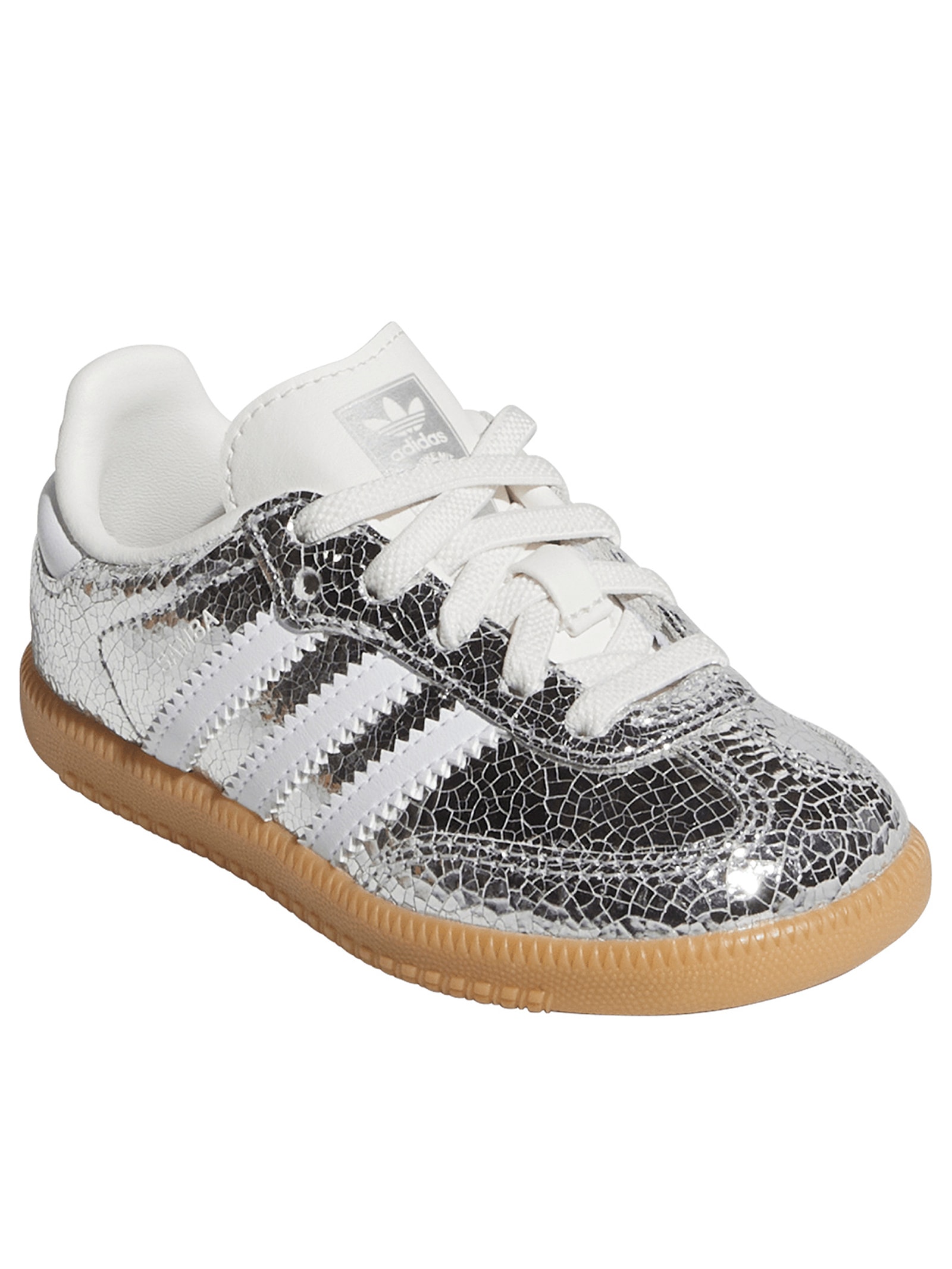 Tênis Feminino Infantil Samba OG El I Prateado Adidas Originals
