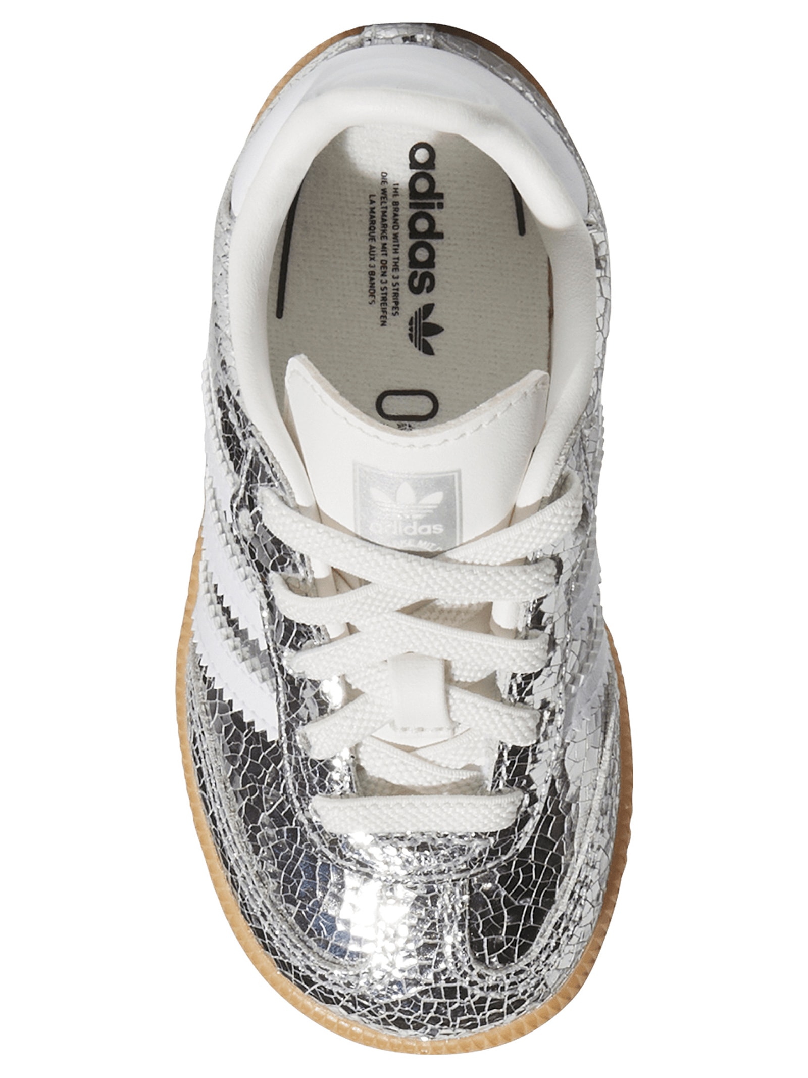 Tênis Feminino Infantil Samba OG El I Prateado Adidas Originals