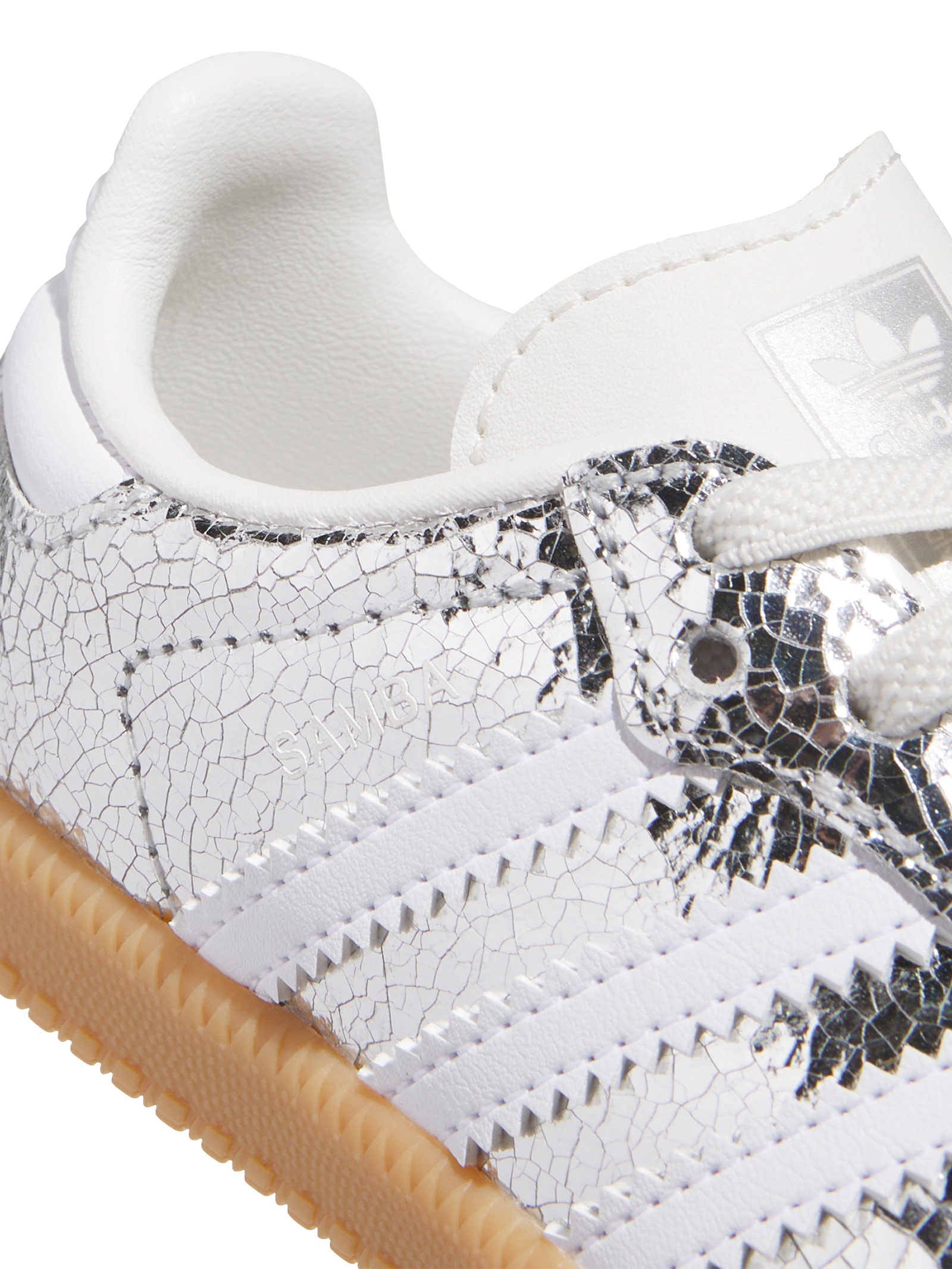 Tênis Feminino Infantil Samba OG El I Prateado Adidas Originals