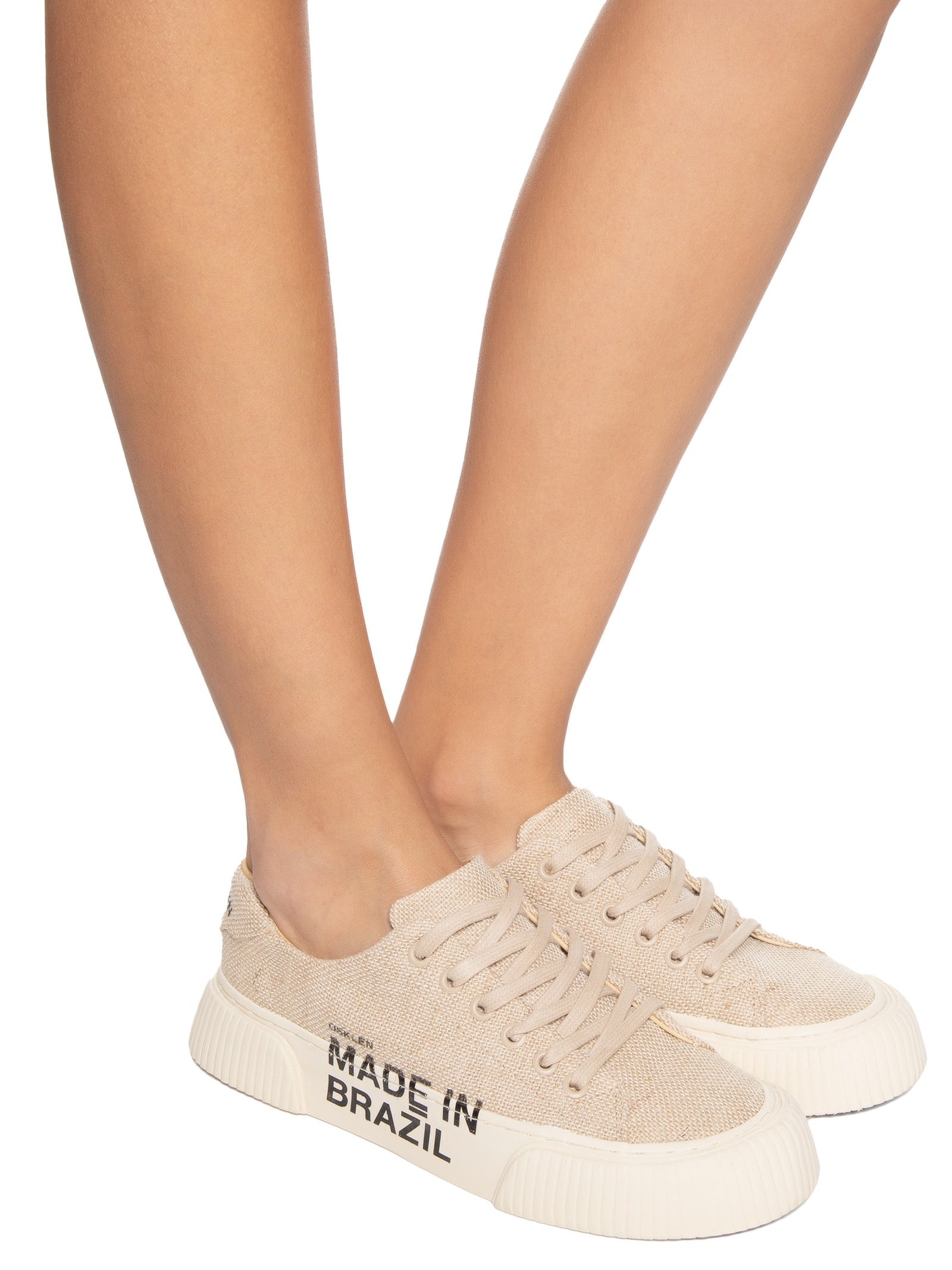 Tênis Feminino Juta Made In Brazil Bege Osklen