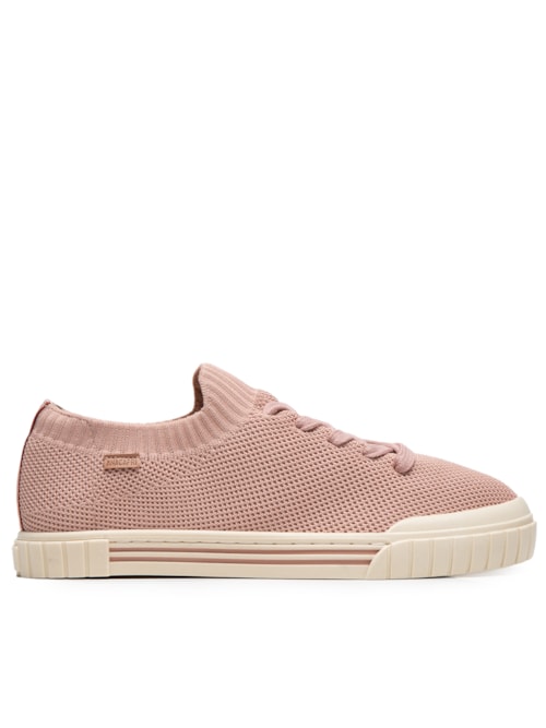 Tênis Feminino Knit Alê - Rosa