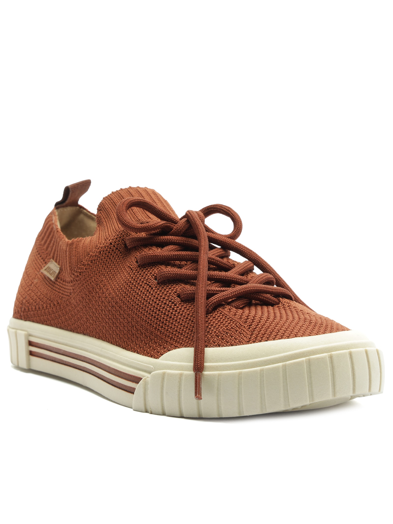 Tênis Feminino Knit Alê – Marrom Anacapri