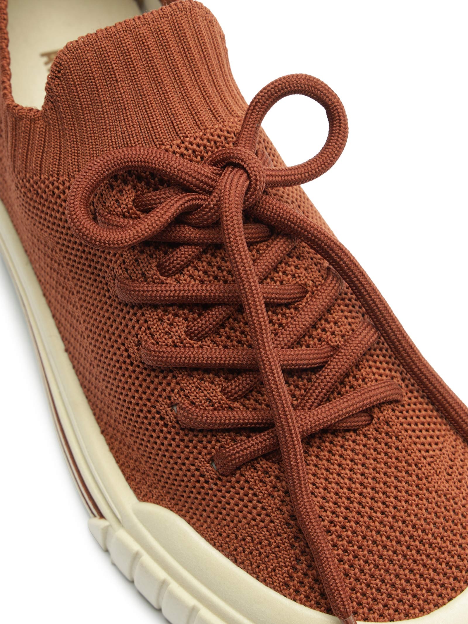 Tênis Feminino Knit Alê – Marrom Anacapri