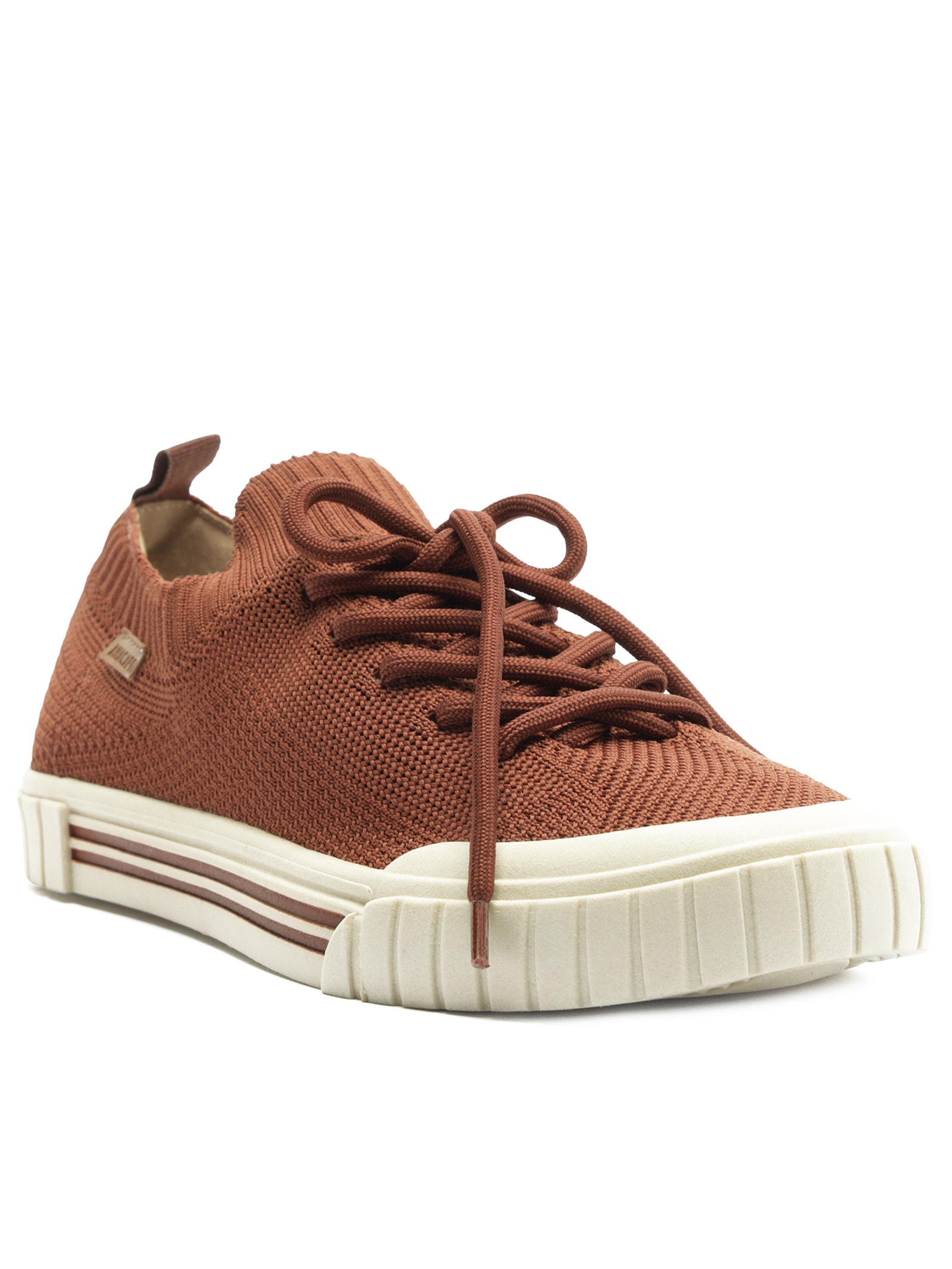 Tênis Feminino Knit Alê – Marrom Anacapri