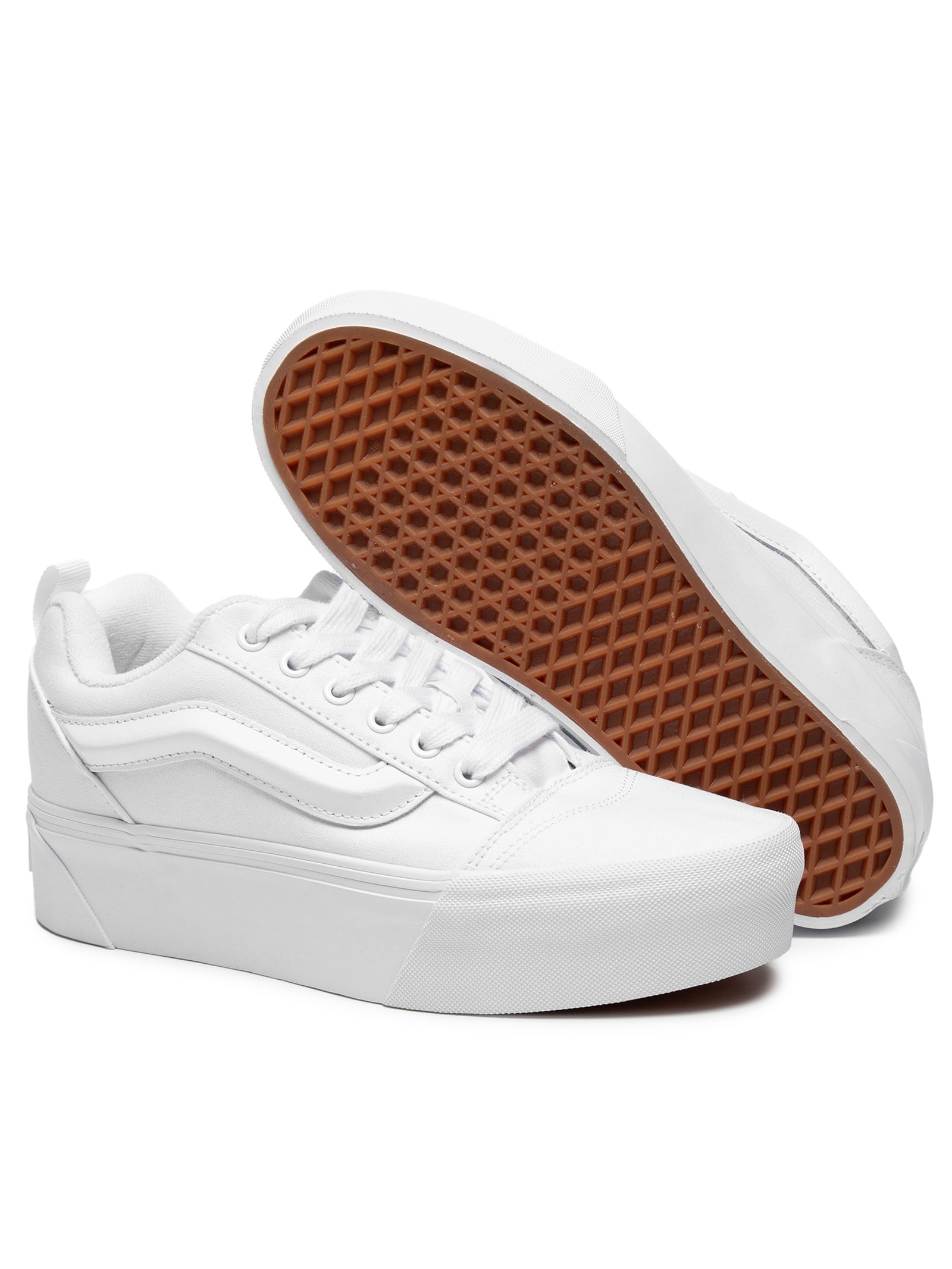 Tênis Feminino Knu Stack Nineties Pine Branco  Vans