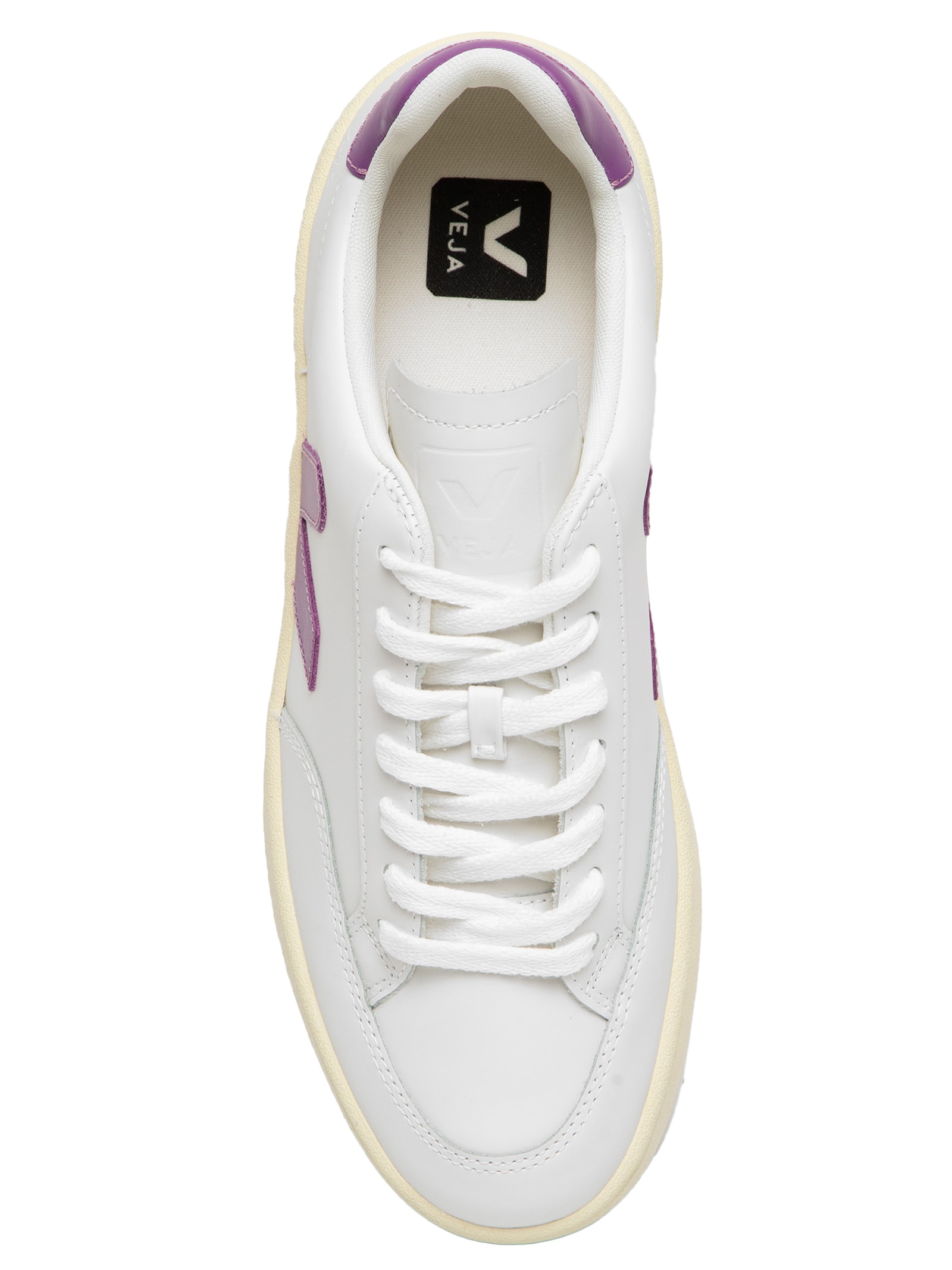 Tênis Feminino Leather V-12 Branco Veja