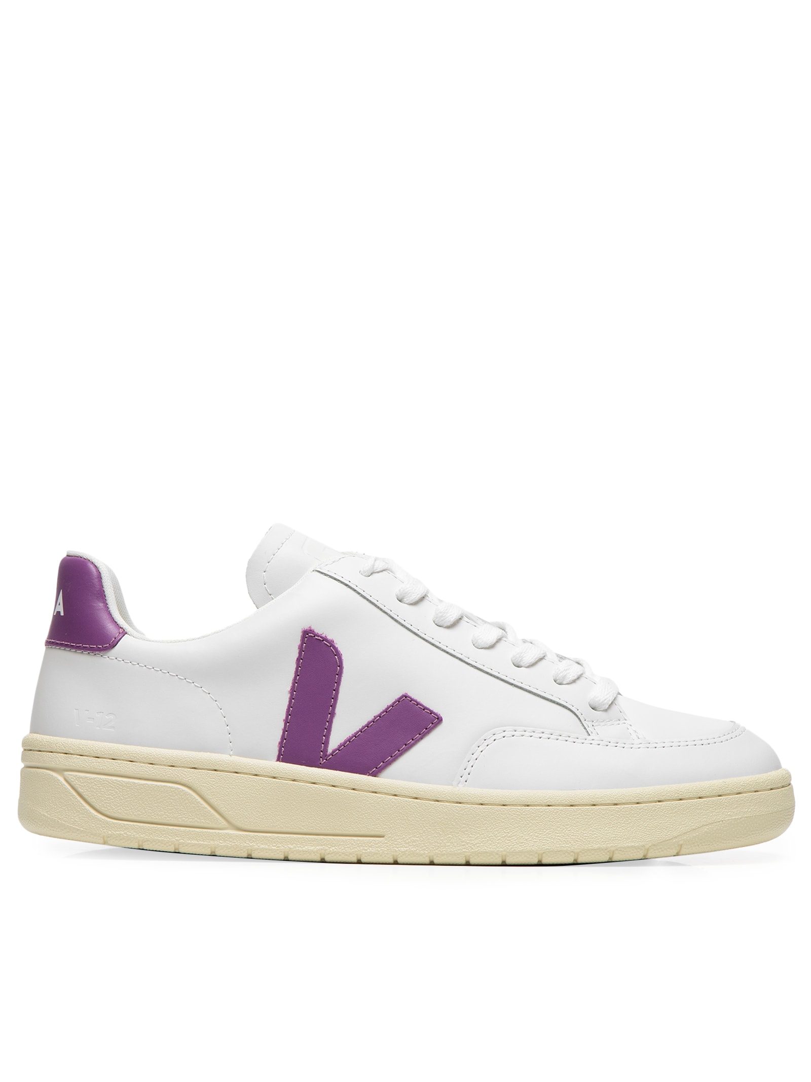 Tênis Feminino Leather V-12 Branco Veja