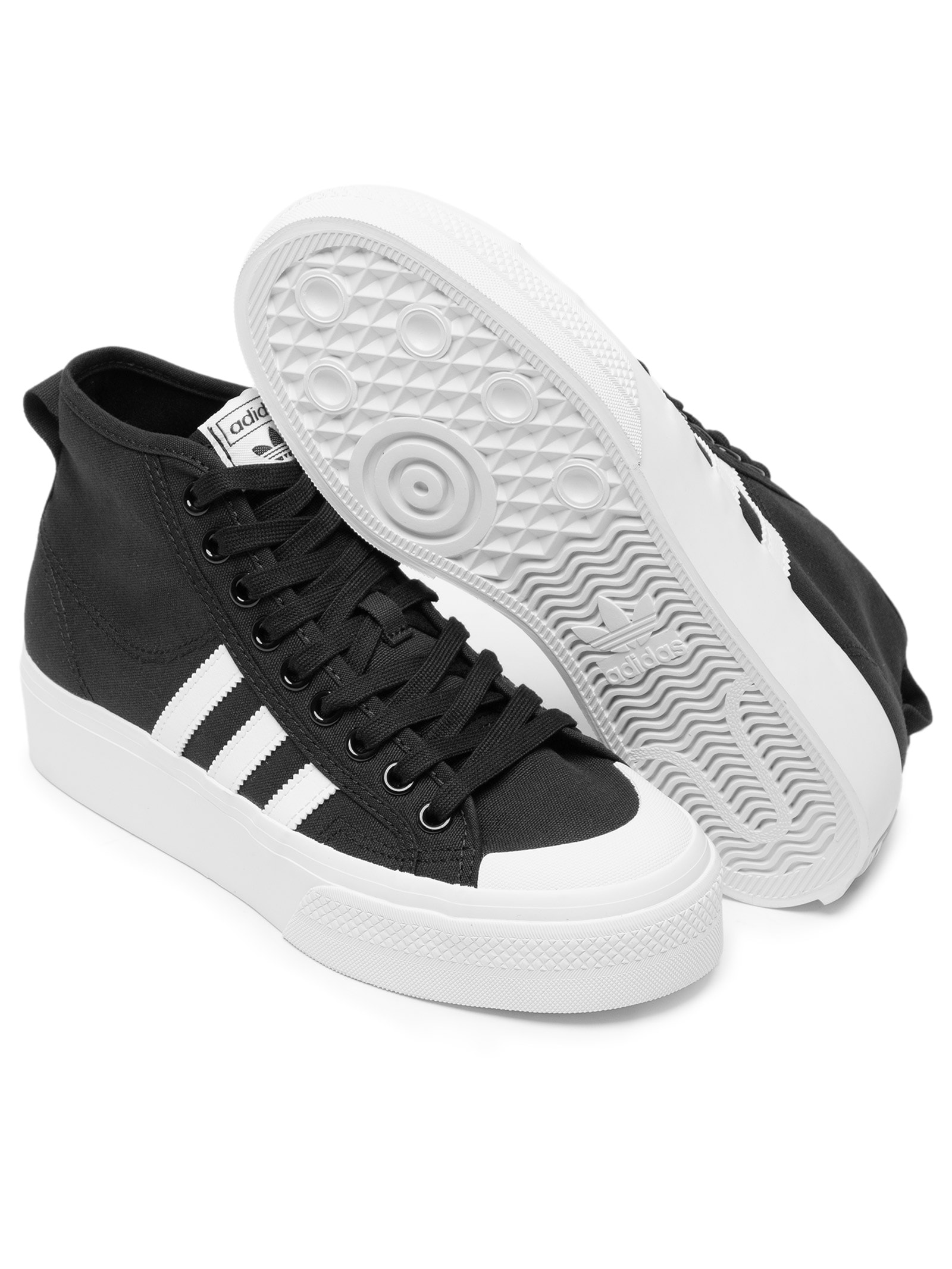 Tênis Feminino Nizza Platform Mid - Preto - Adidas Originals