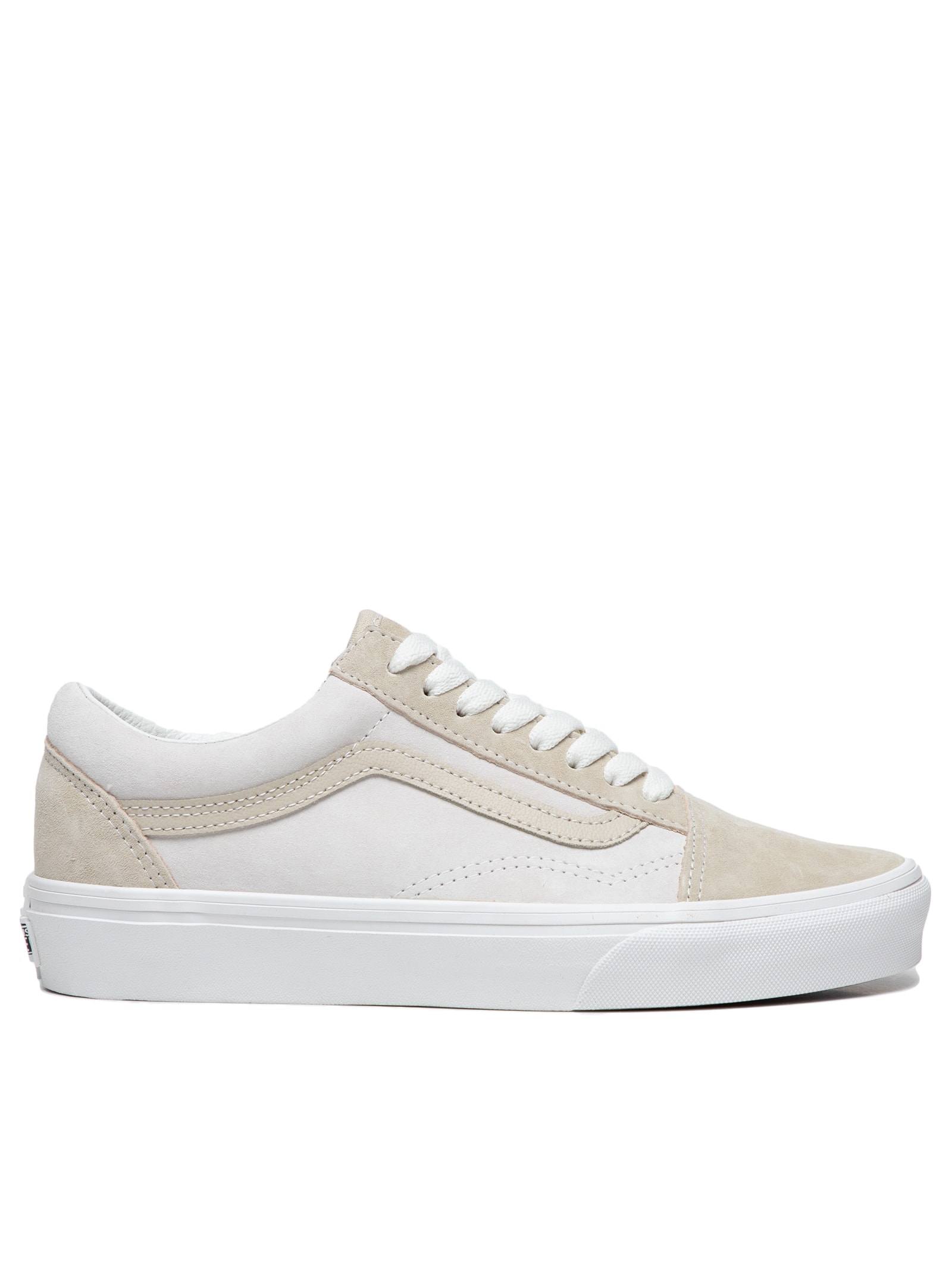 Tênis Feminino Old Skool Pig Suede Castle Wall - Vans - Bege