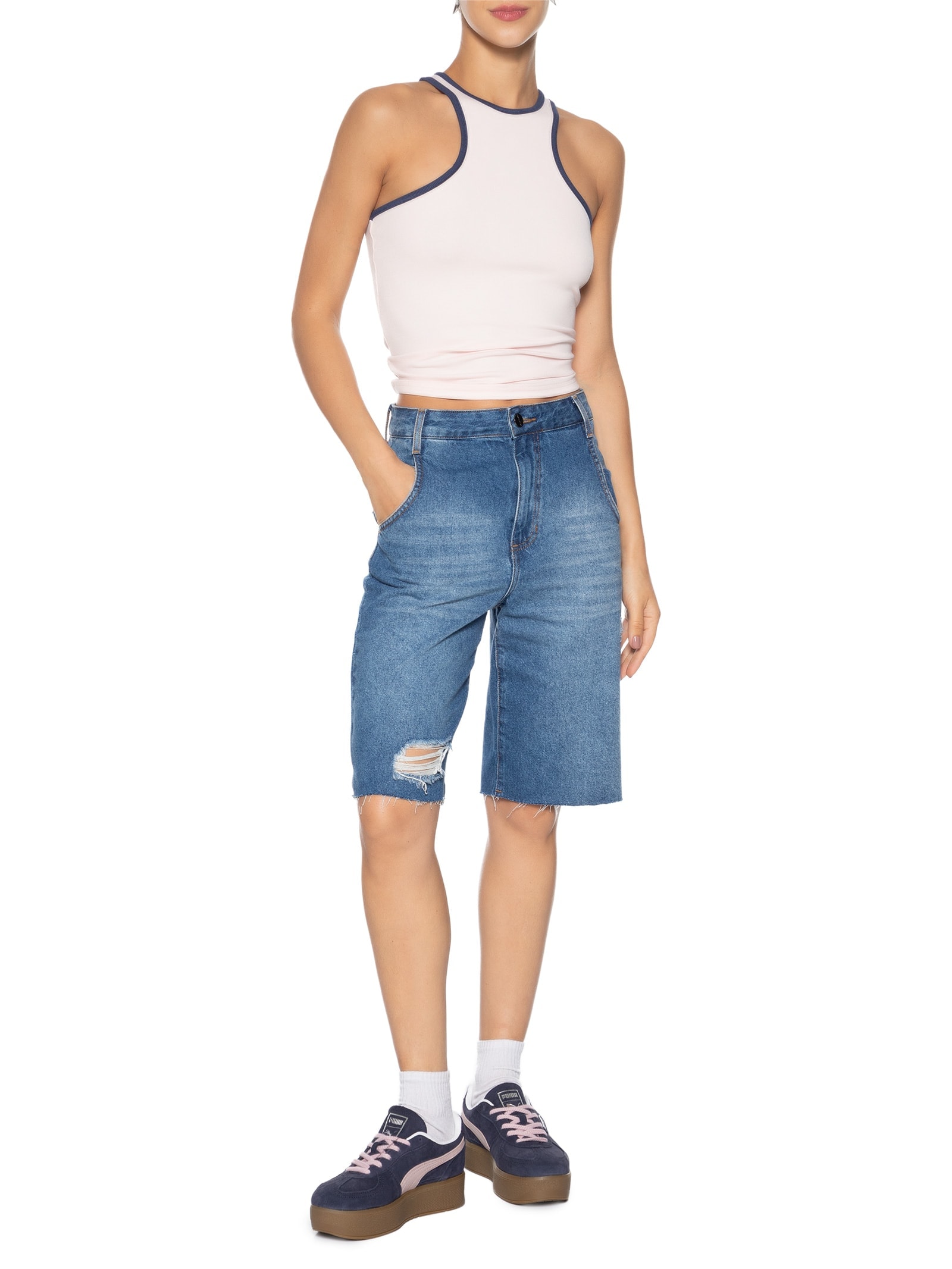 Tênis Feminino Palermo Elevata Wins Azul Puma