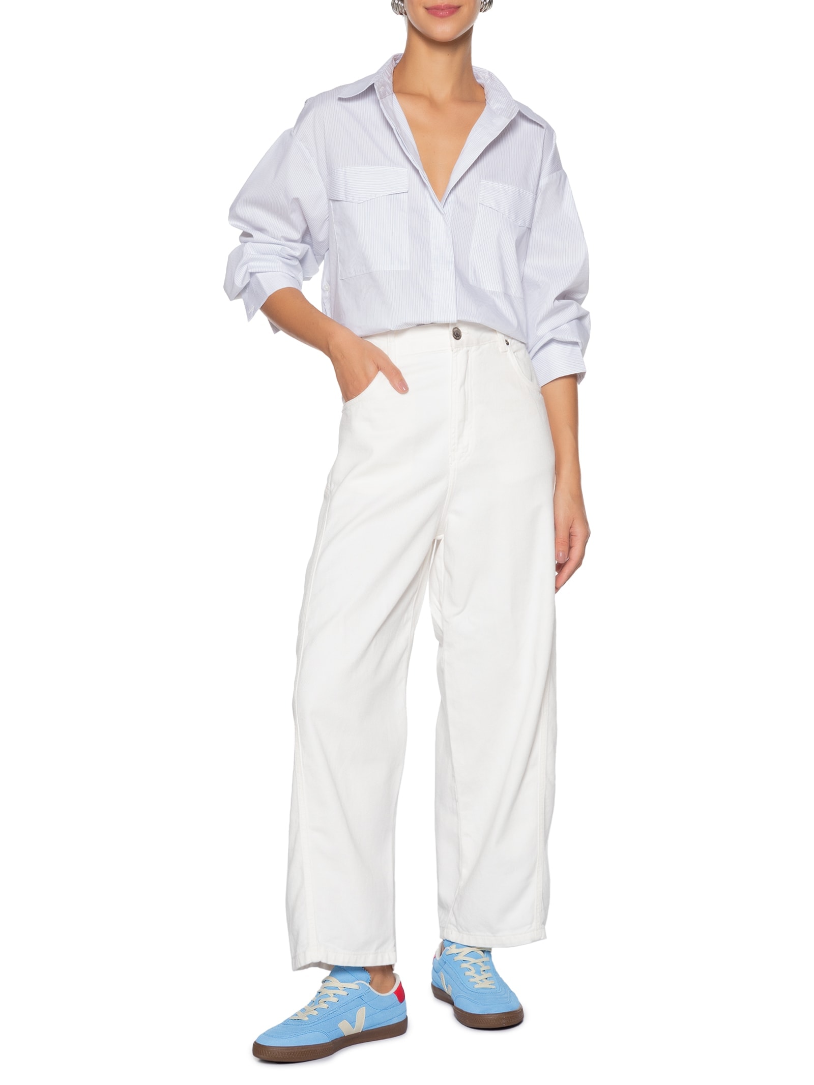 Tênis Feminino Paneka Suede Azul Veja