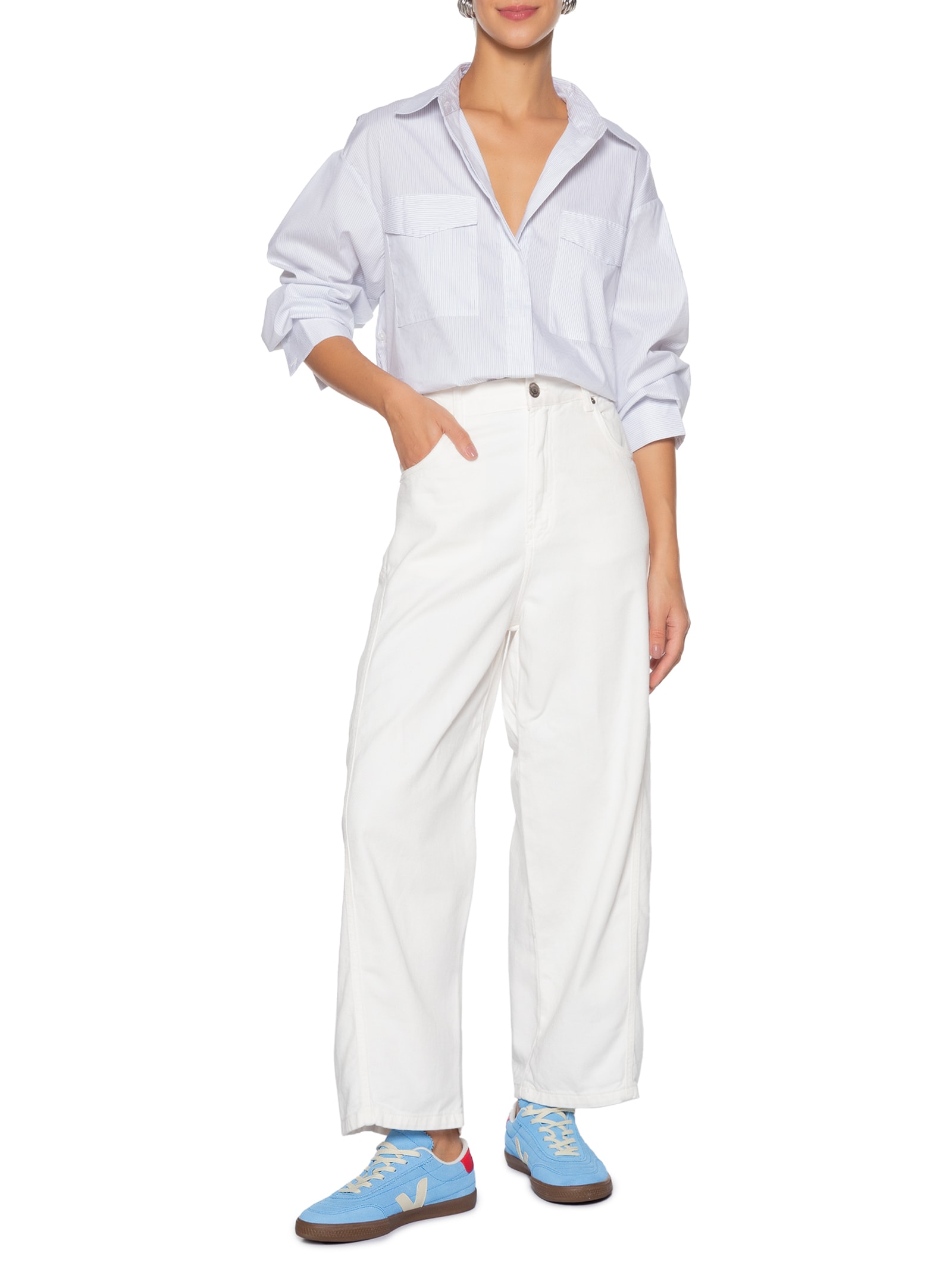 Tênis Feminino Paneka Suede Azul Veja