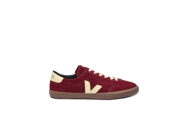 Tênis Feminino Panenka Suede - Vermelho