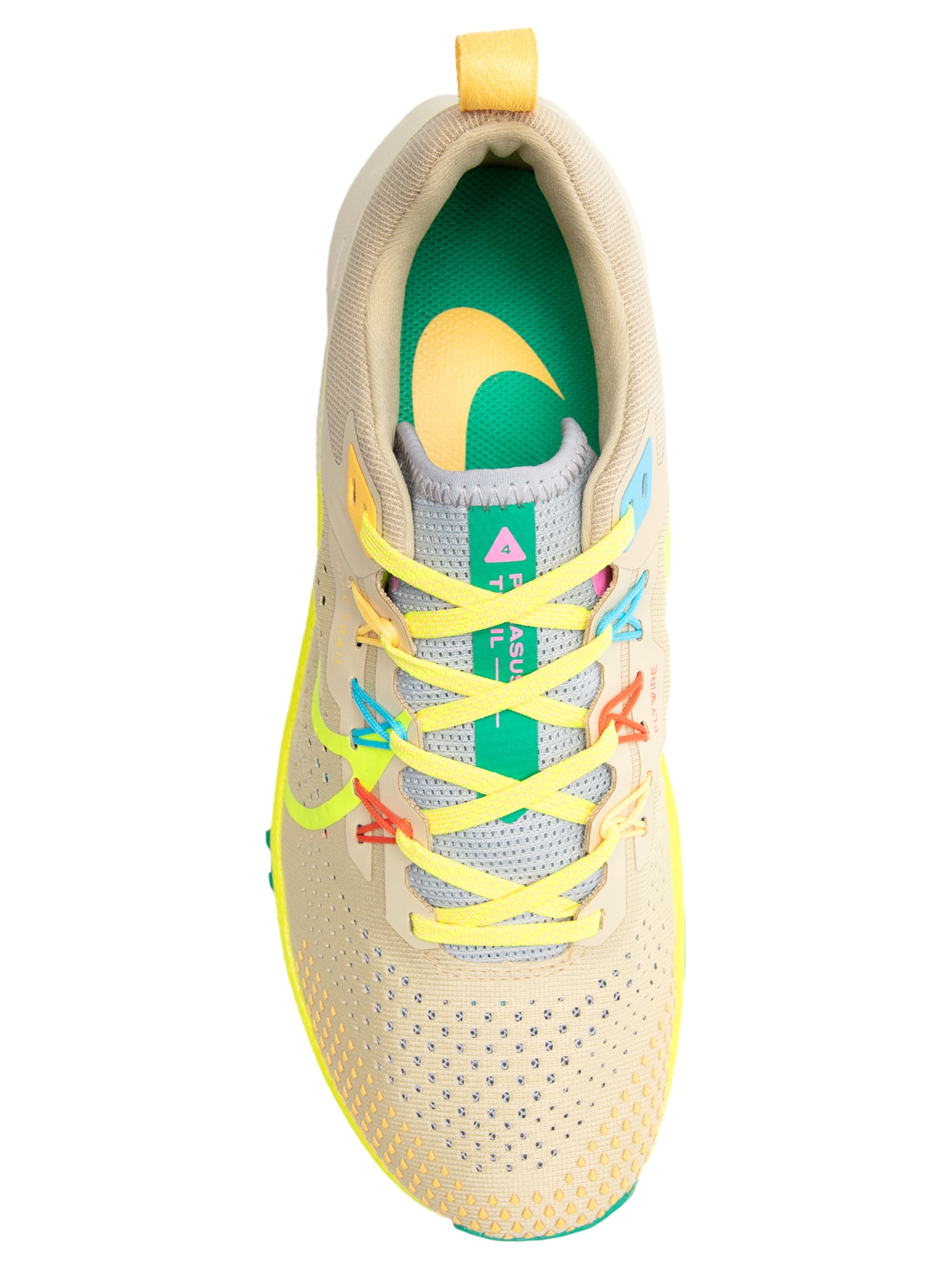 Tênis Feminino React Pegasus Trail Dourado