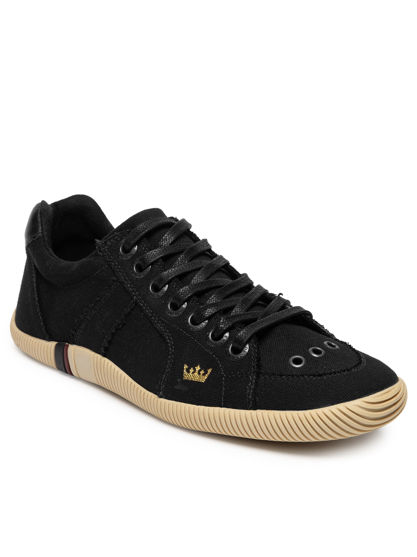 Tênis Feminino Riva Lona Lisa Básico Preto Osklen