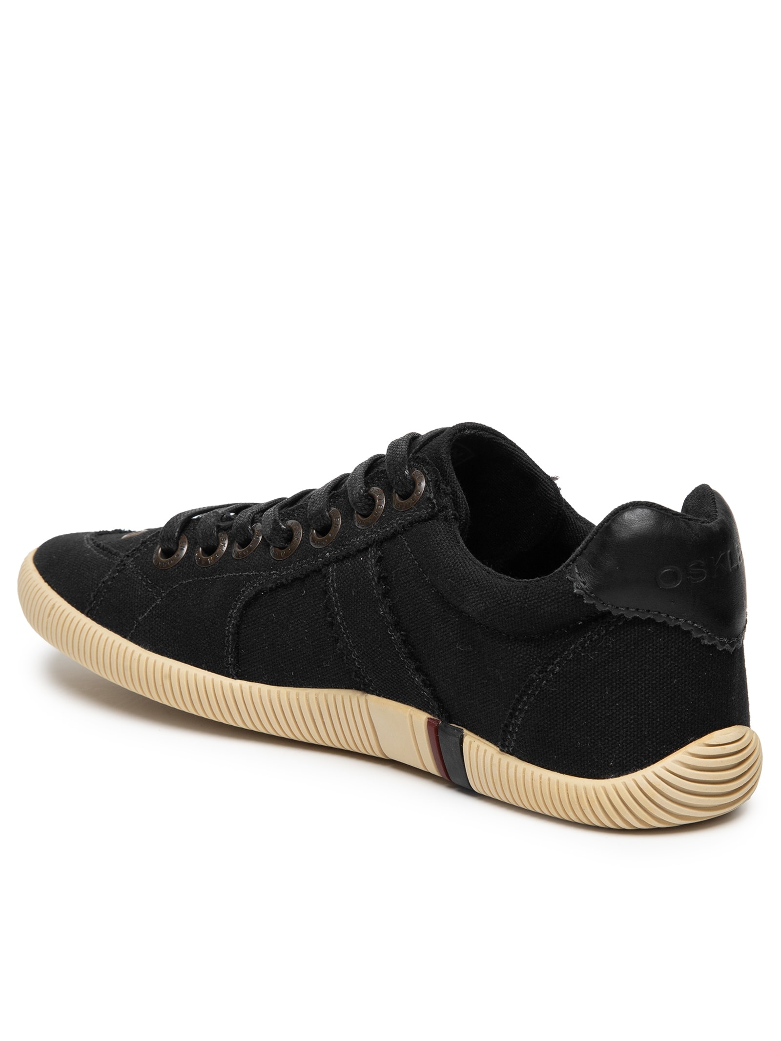 Tênis Feminino Riva Lona Lisa Básico Preto Osklen