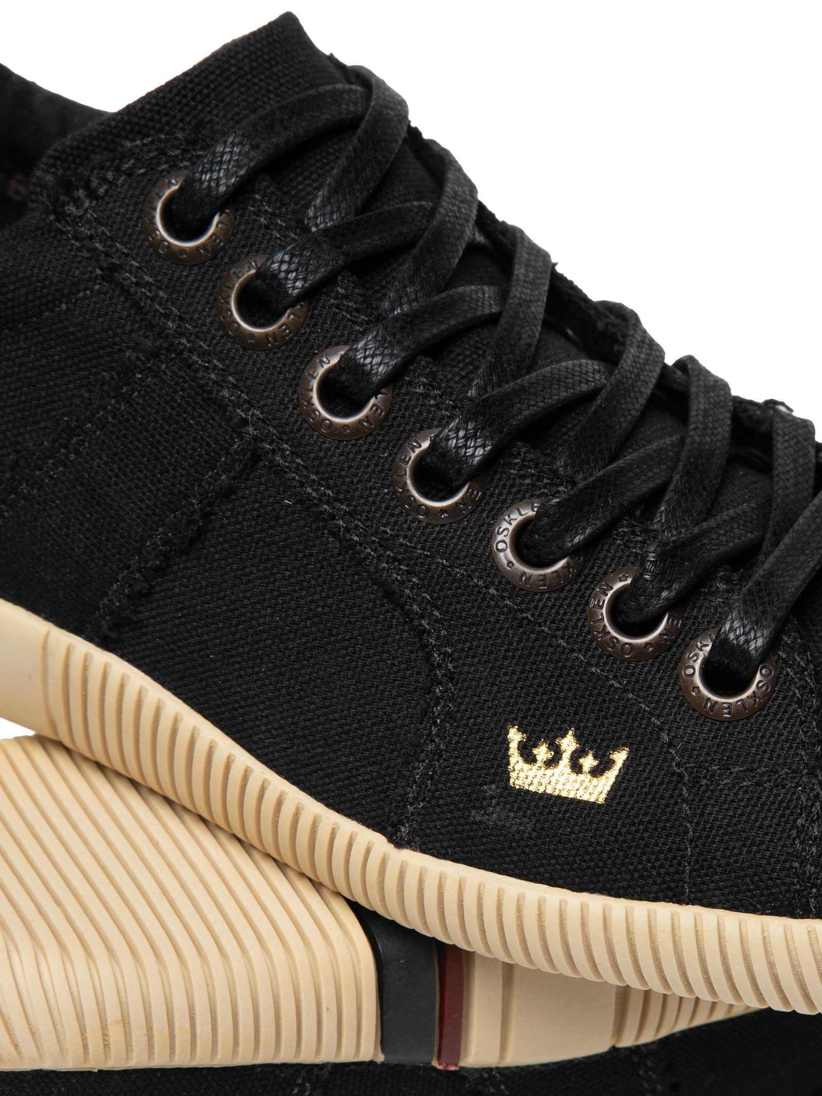 Tênis Feminino Riva Lona Lisa Básico Preto Osklen