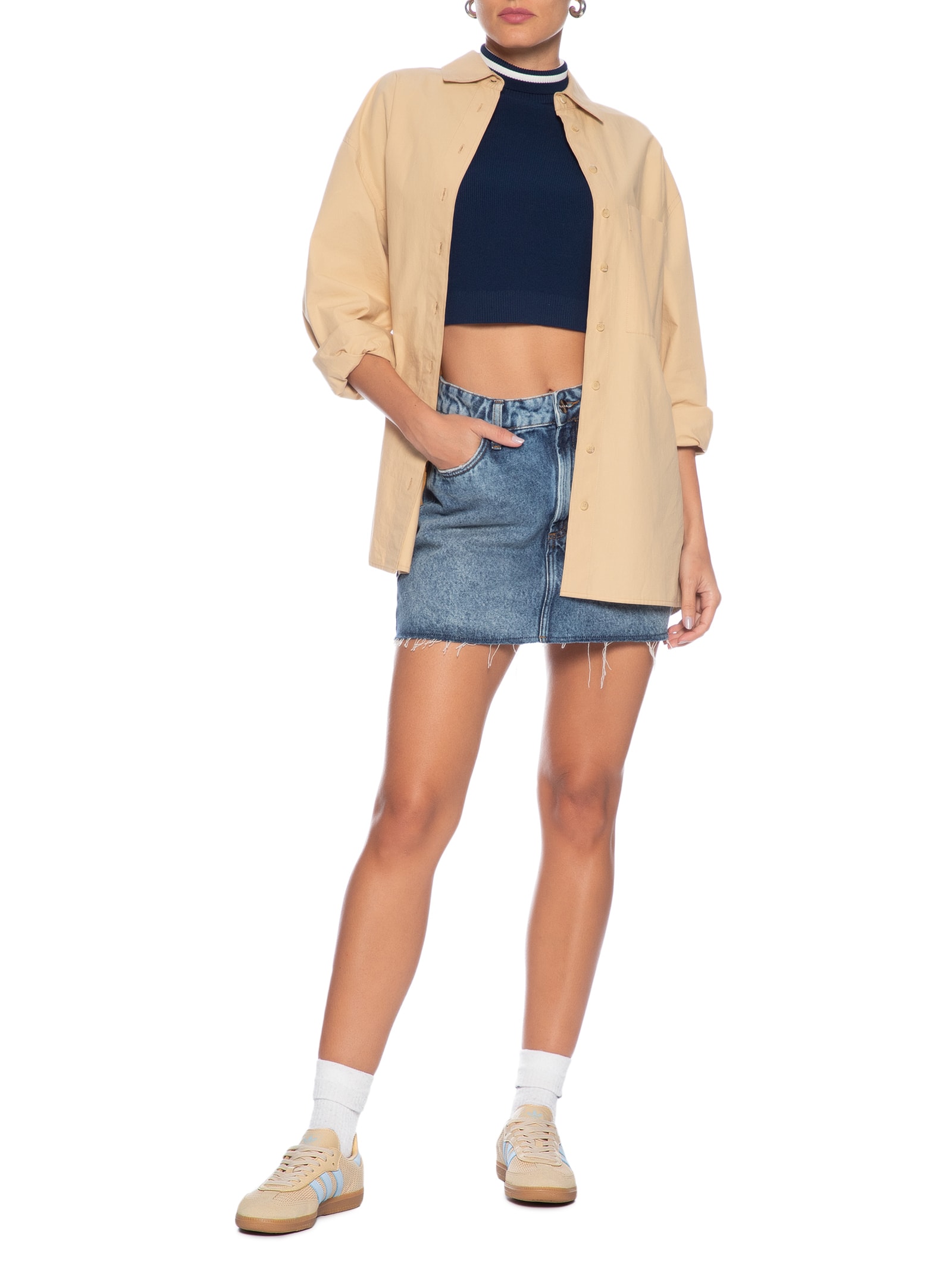 Tênis Feminino Samba OG Bege Adidas Originals