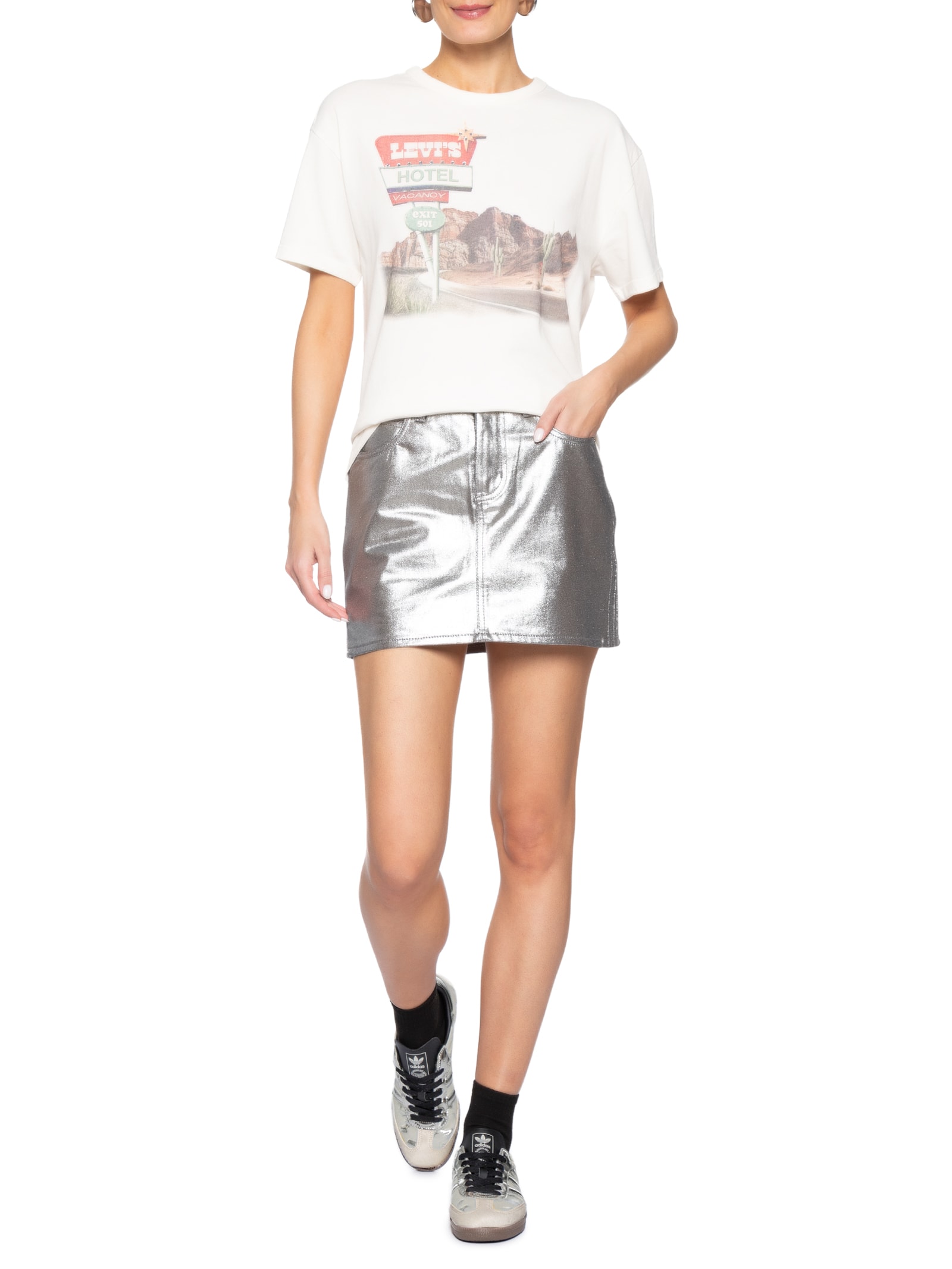 Tênis Feminino Samba OG Bege Adidas Originals