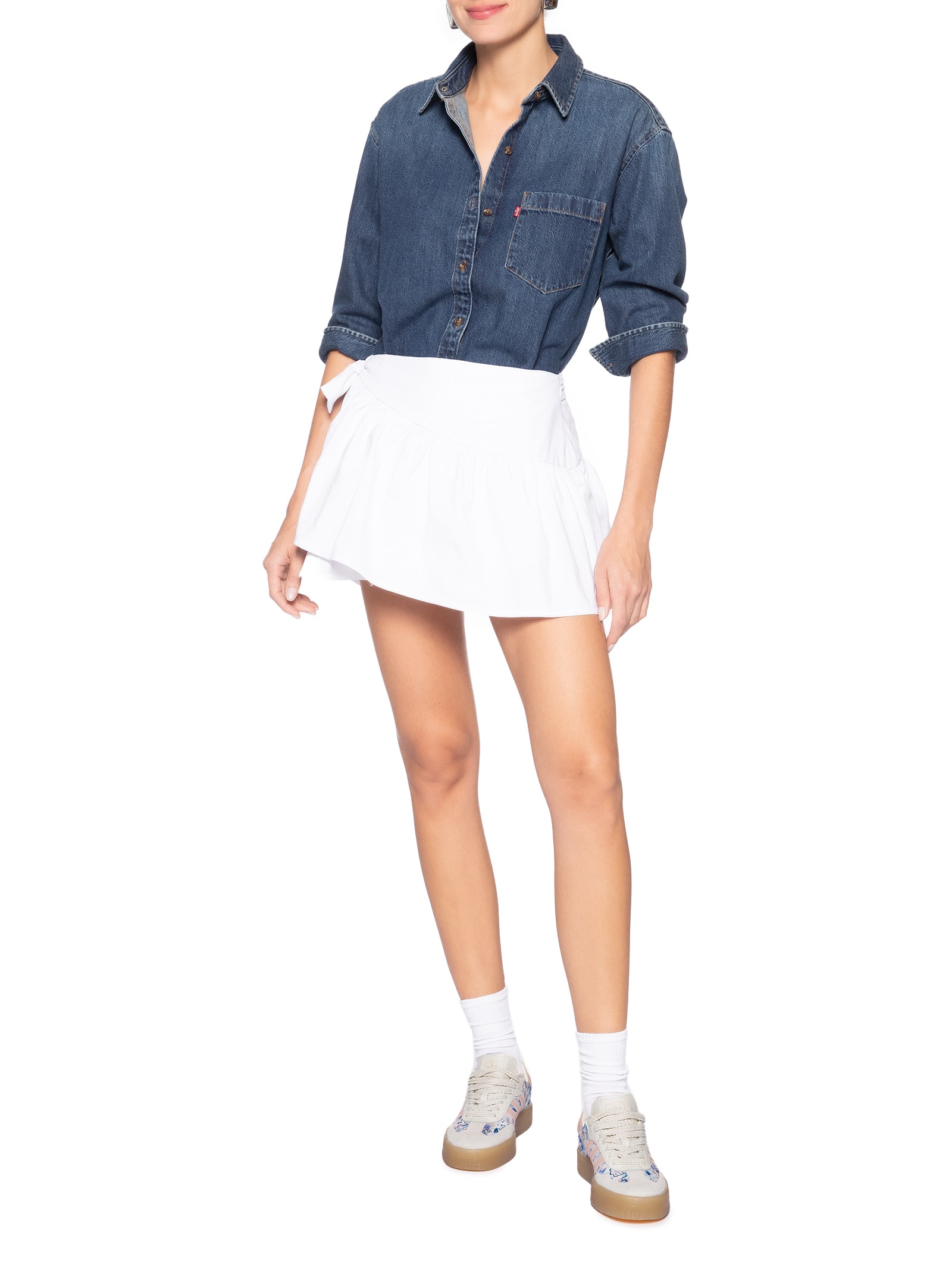 Tênis Feminino Sambae X Liberty London Branco Adidas Originals